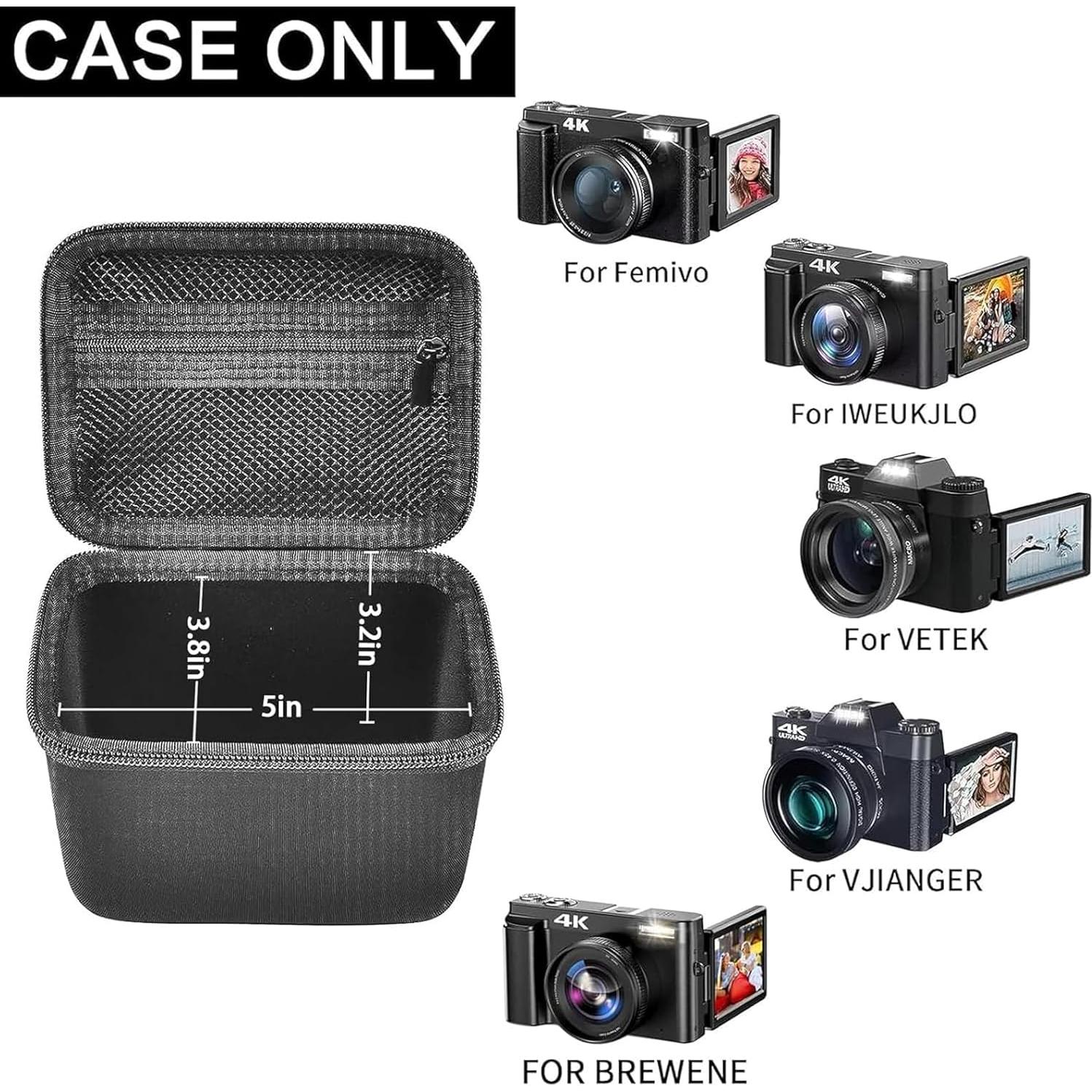 Funda para Cámara Digital 4K SuperiorTek - Protección y Almacenamiento