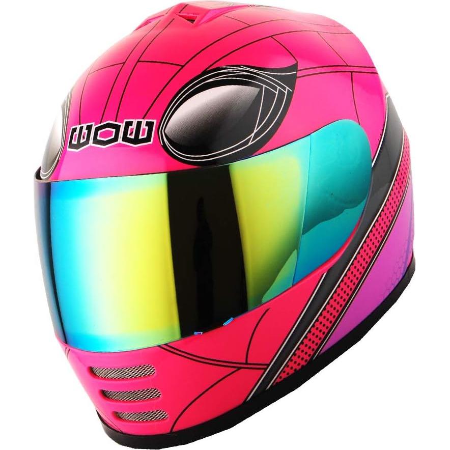 Casco Integral WOW HKY-B15 para Jóvenes + Guantes MX