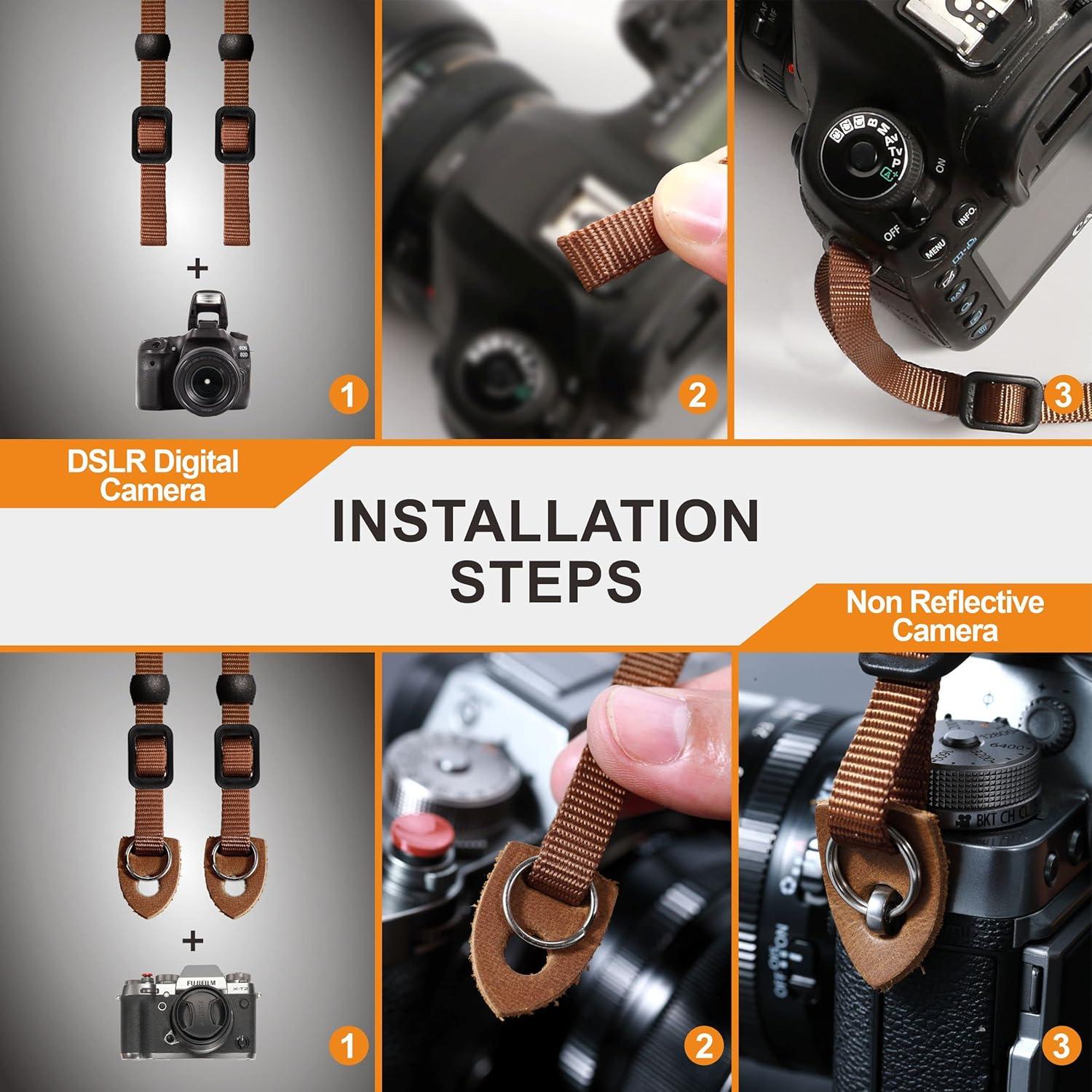 Correa de Cámara Padwa Lifestyle Azul Verde Oscuro 3.8 cm Ajustable