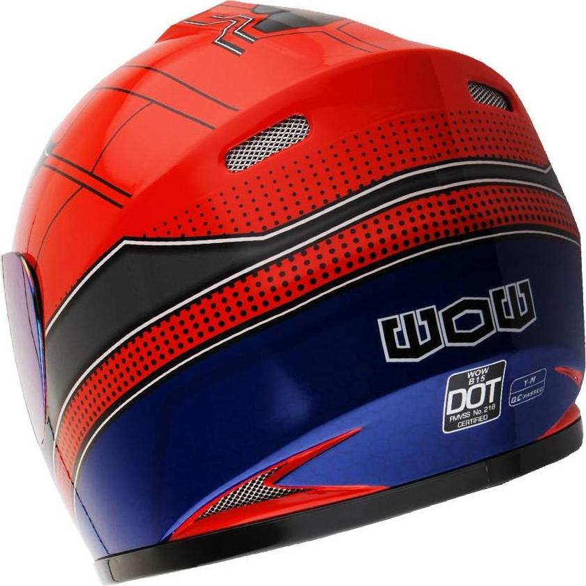 Casco Infantil WOW HKY-B15 + Guantes MX + Talla S