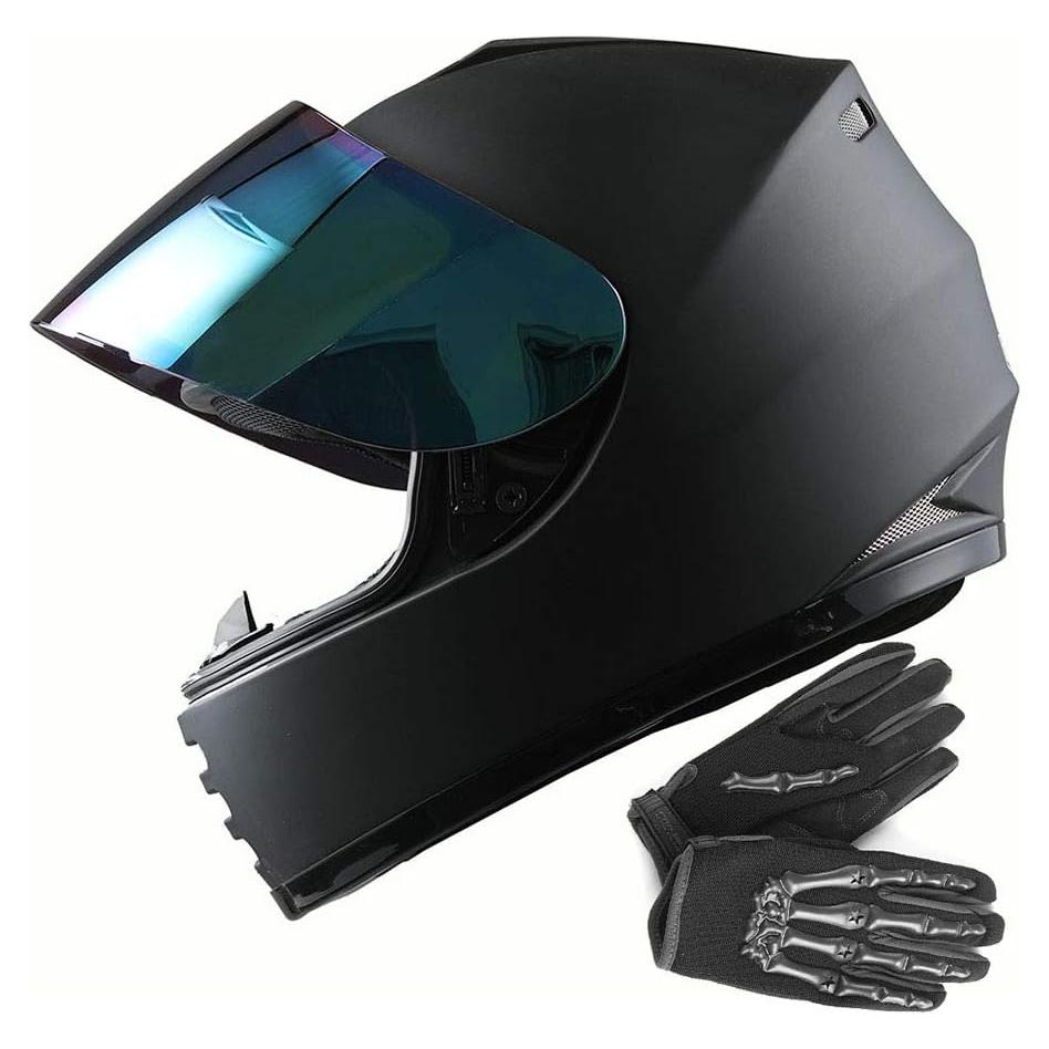 Casco Infantil WOW HKY-B15 + Guantes MX + Talla S 49-50 CM