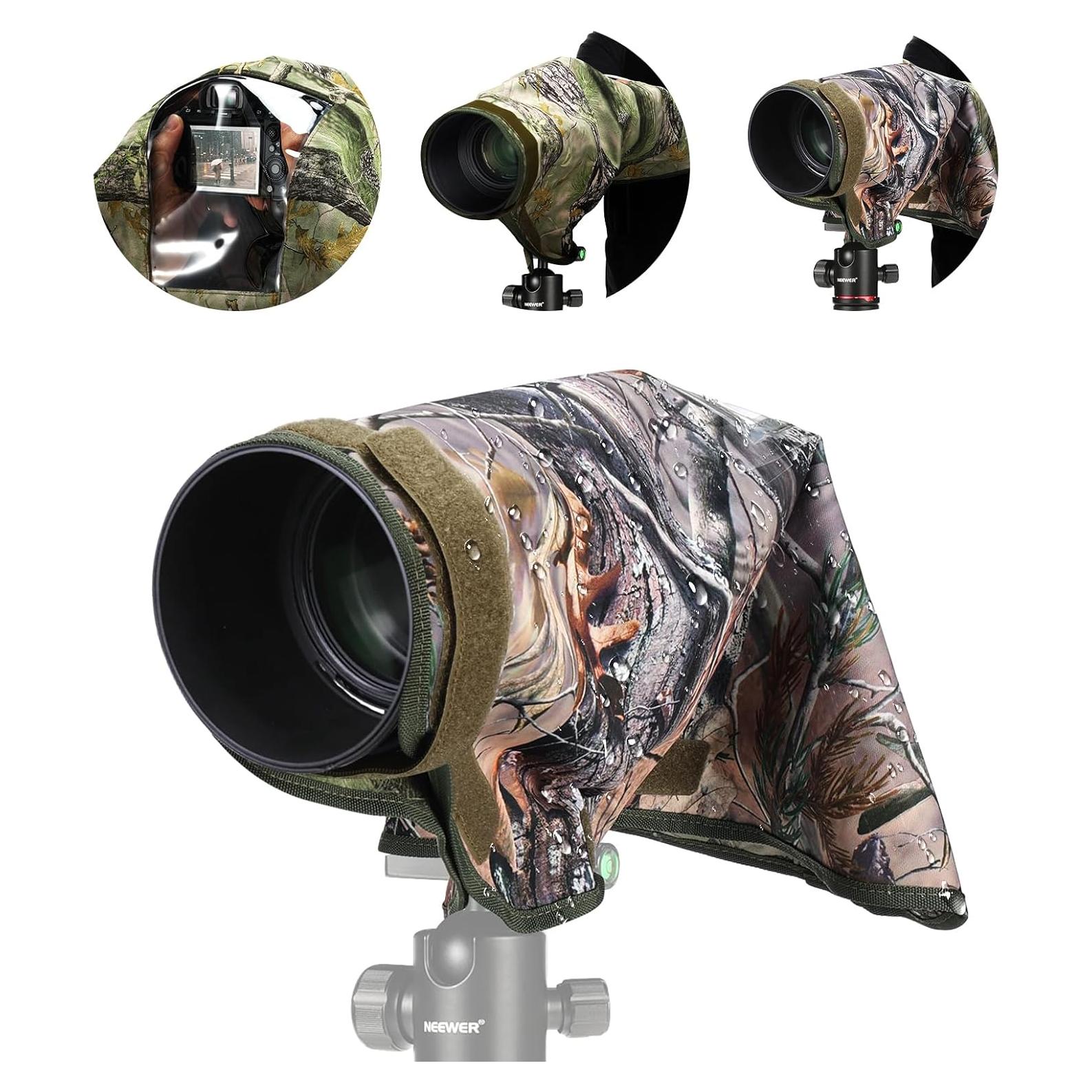 Funda Impermeable para Cámara NEEWER Talla M Camuflaje