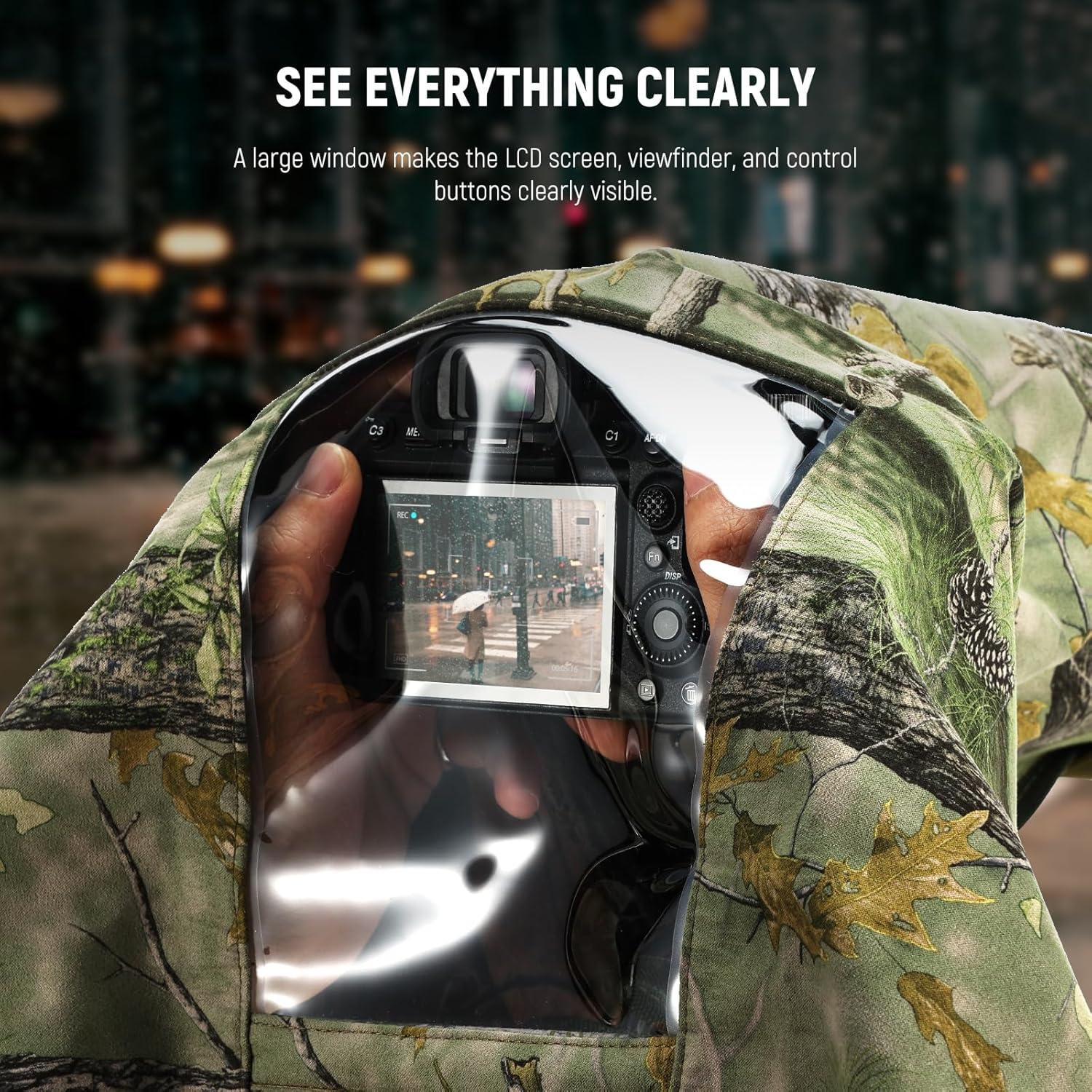 Funda Impermeable para Cámara NEEWER Talla M Camuflaje