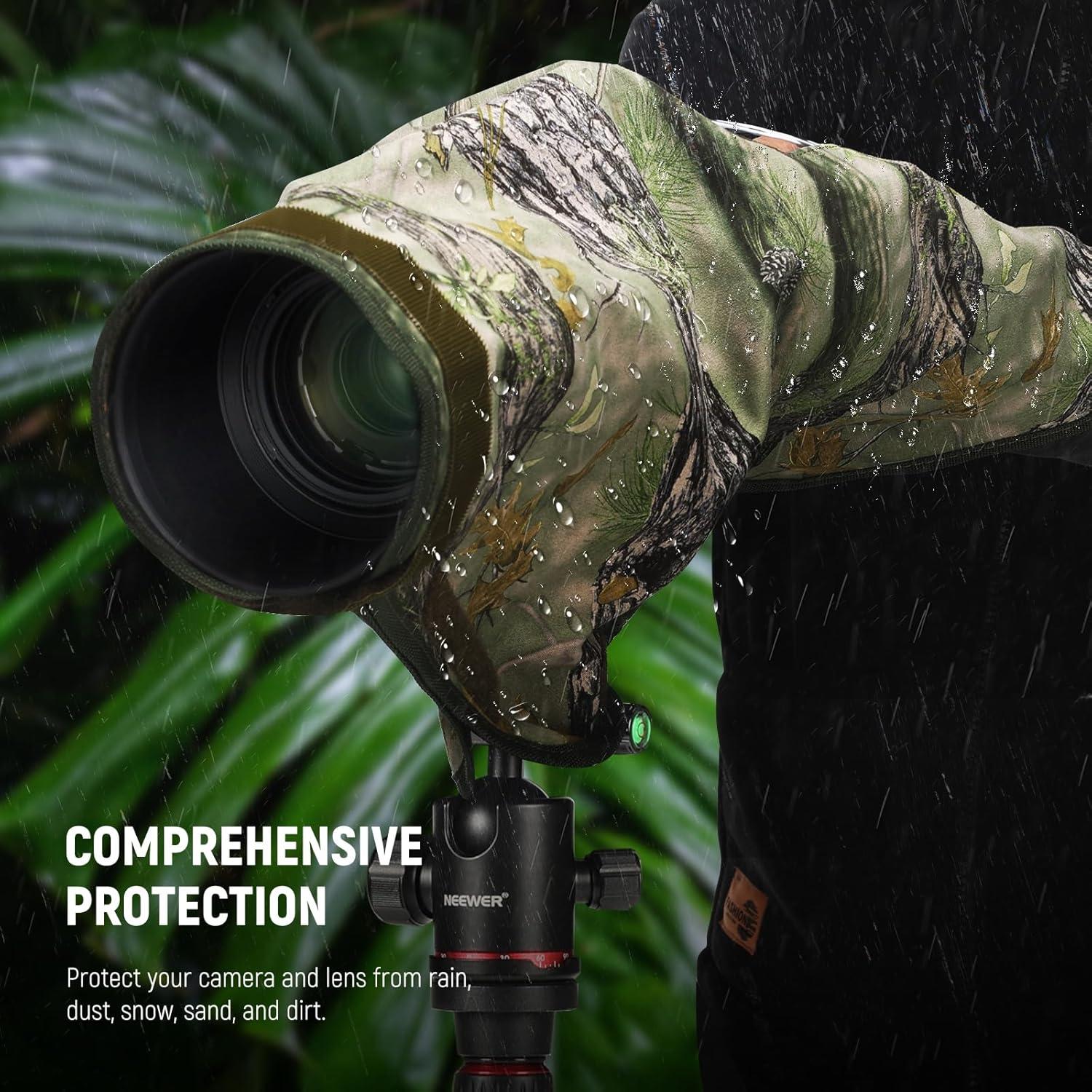 Funda Impermeable para Cámara NEEWER Talla M Camuflaje