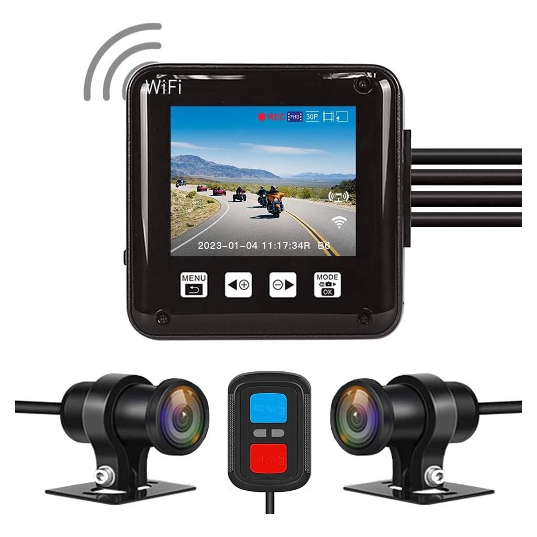 Cámara de Salpicadero VSYSTO HD 1080P Doble Lente 150°