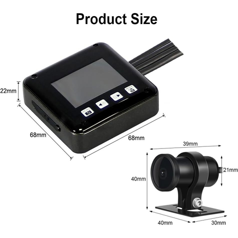 Cámara de Salpicadero VSYSTO HD 1080P Doble Lente 150°