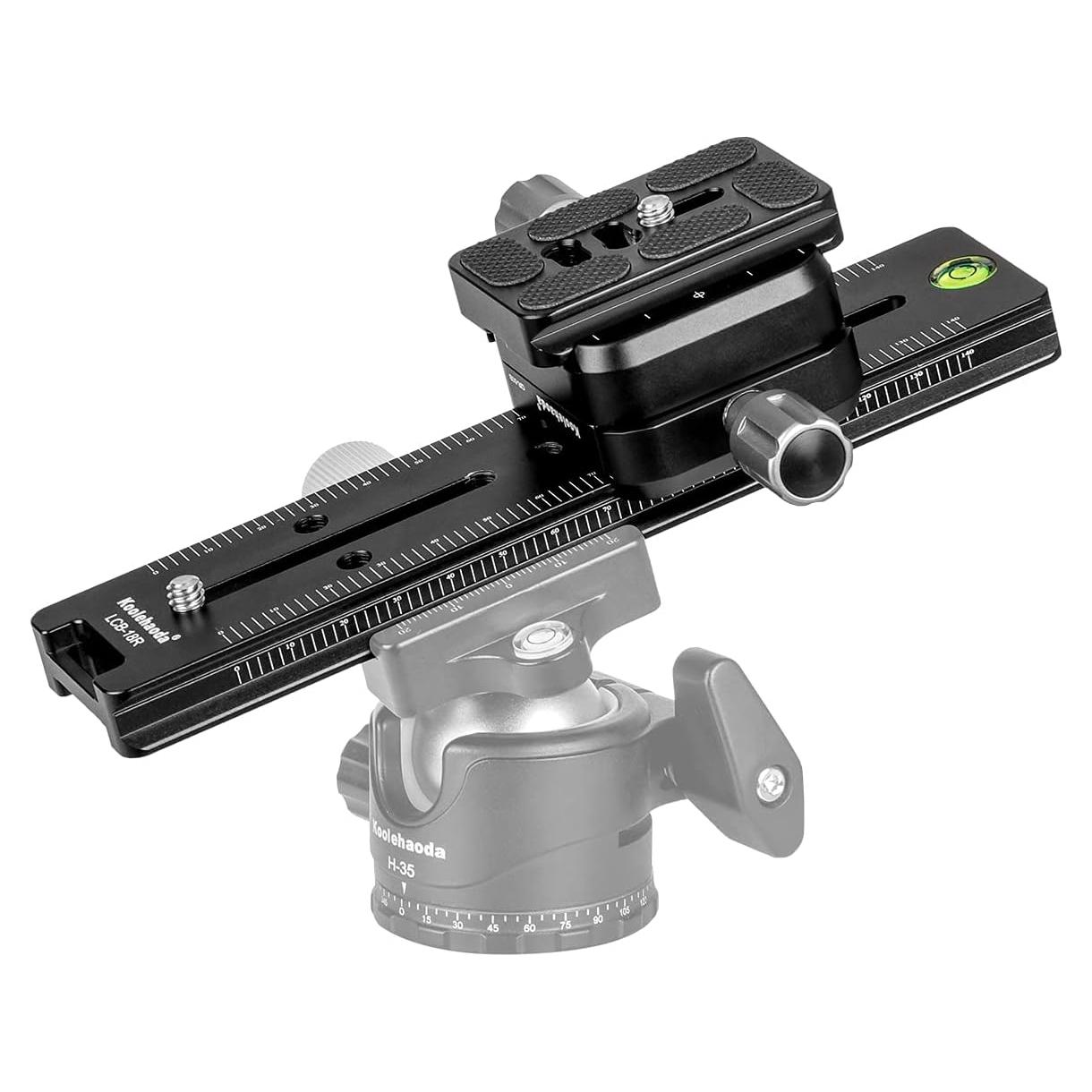 Riel Nodal Deslizante Koolehaoda LCB-18R 180mm para Cámara