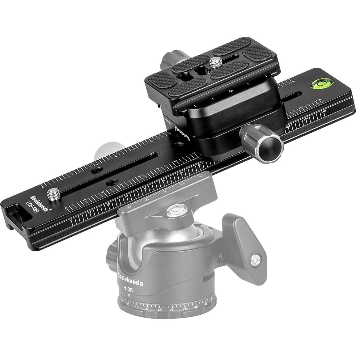 Riel Nodal Deslizante Koolehaoda LCB-18R 180mm para Cámara