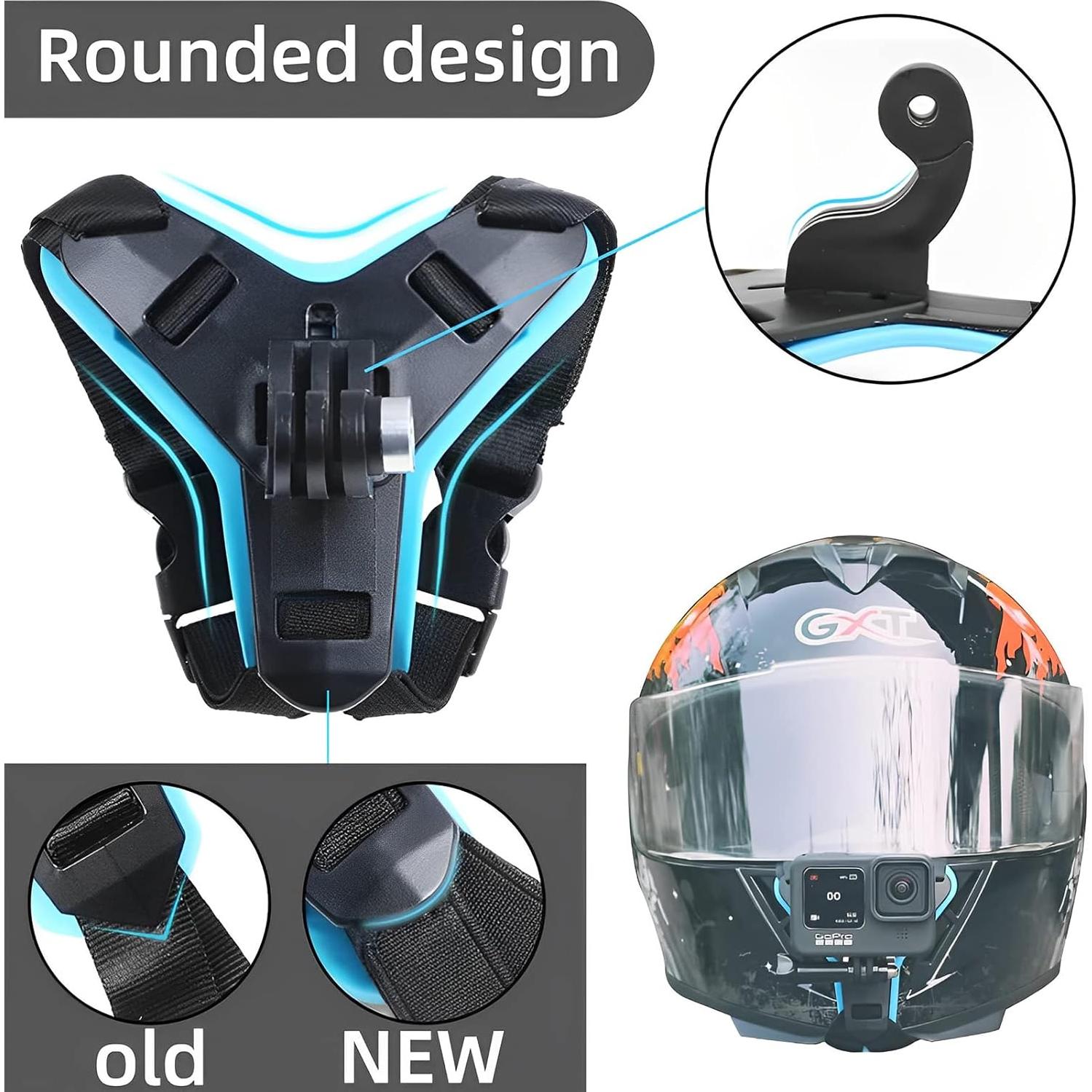 Soporte de Correa para Casco REYGEAK para Cámaras de Acción