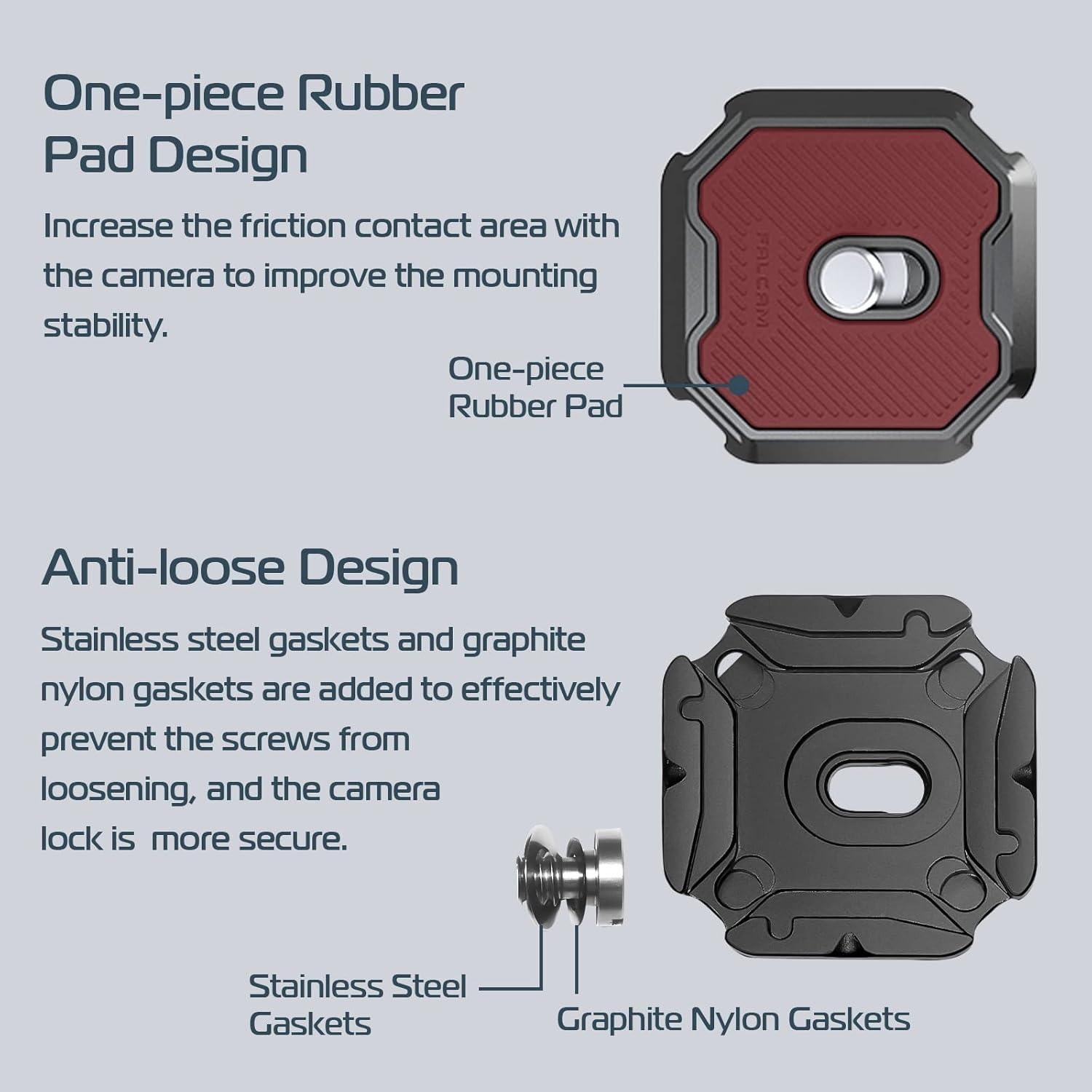 Soporte para Correa de Cámara ULANZI F38 Kit Liberación Rápida