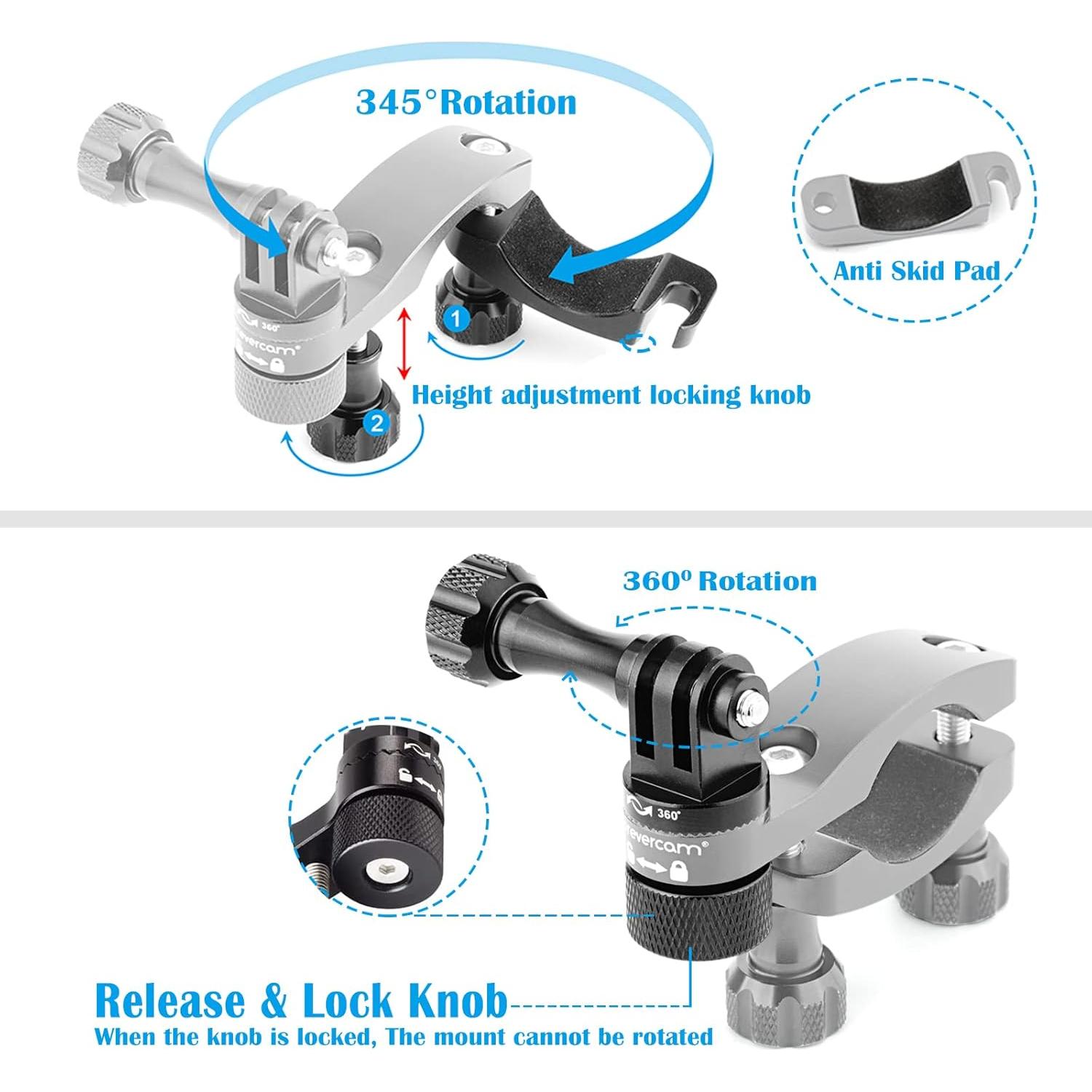 Soporte de Manillar de Bicicleta Forevercam para GoPro 360°