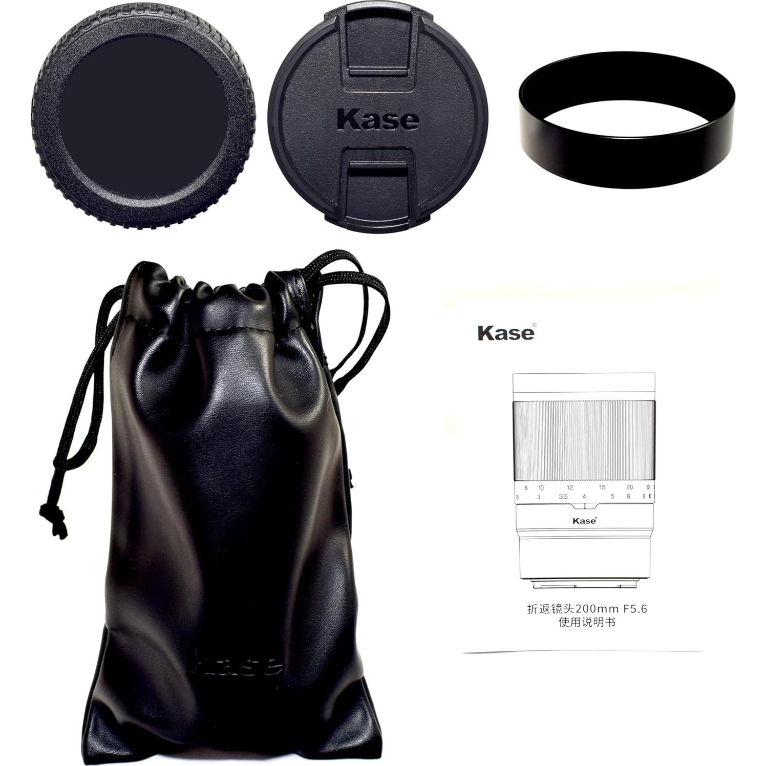 Lente Retrato Kase 200mm F5.6 MC Reflex para Sony E