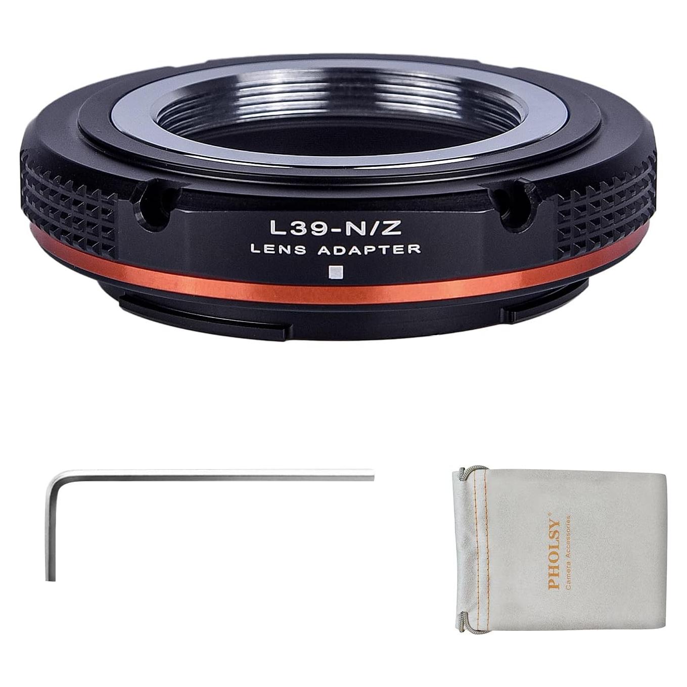 Adaptador de Montura PHOLSY Leica M39 a Nikon Z - 39mm