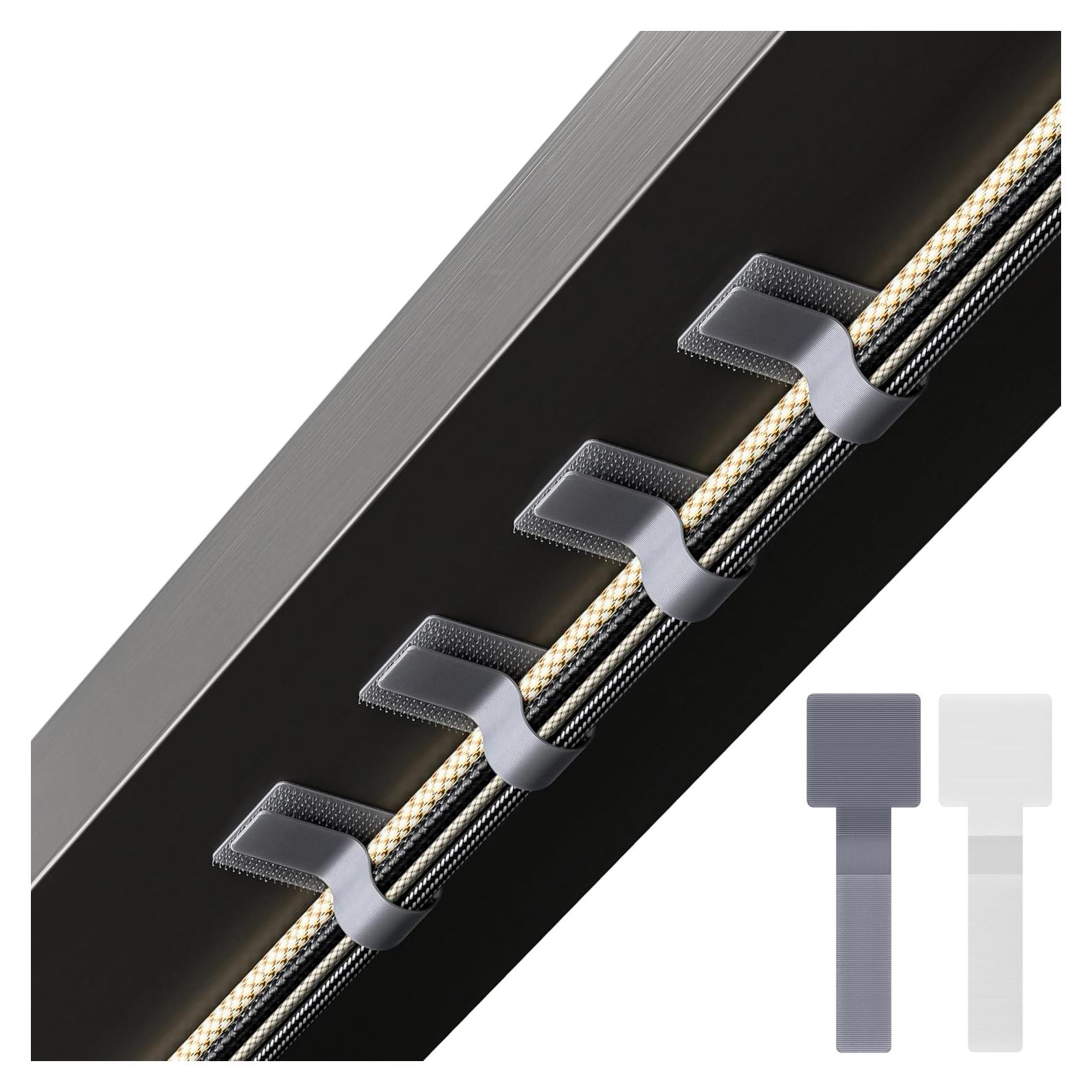 Correas de Cable LX IntMfr. 40 Piezas Autoadhesivas