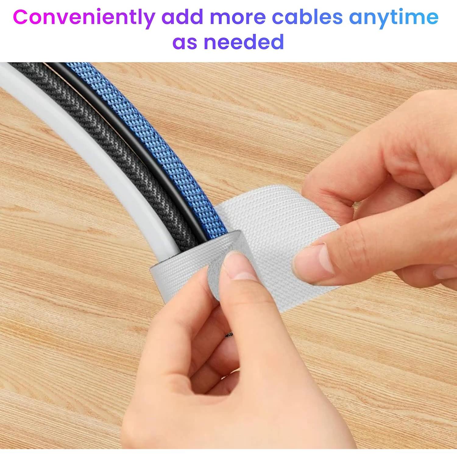 Correas de Cable LX IntMfr. 40 Piezas Autoadhesivas