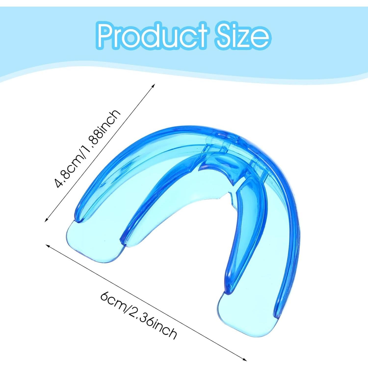 Protector Bucal Deportivo COMNICO Juvenil Transparente Azul