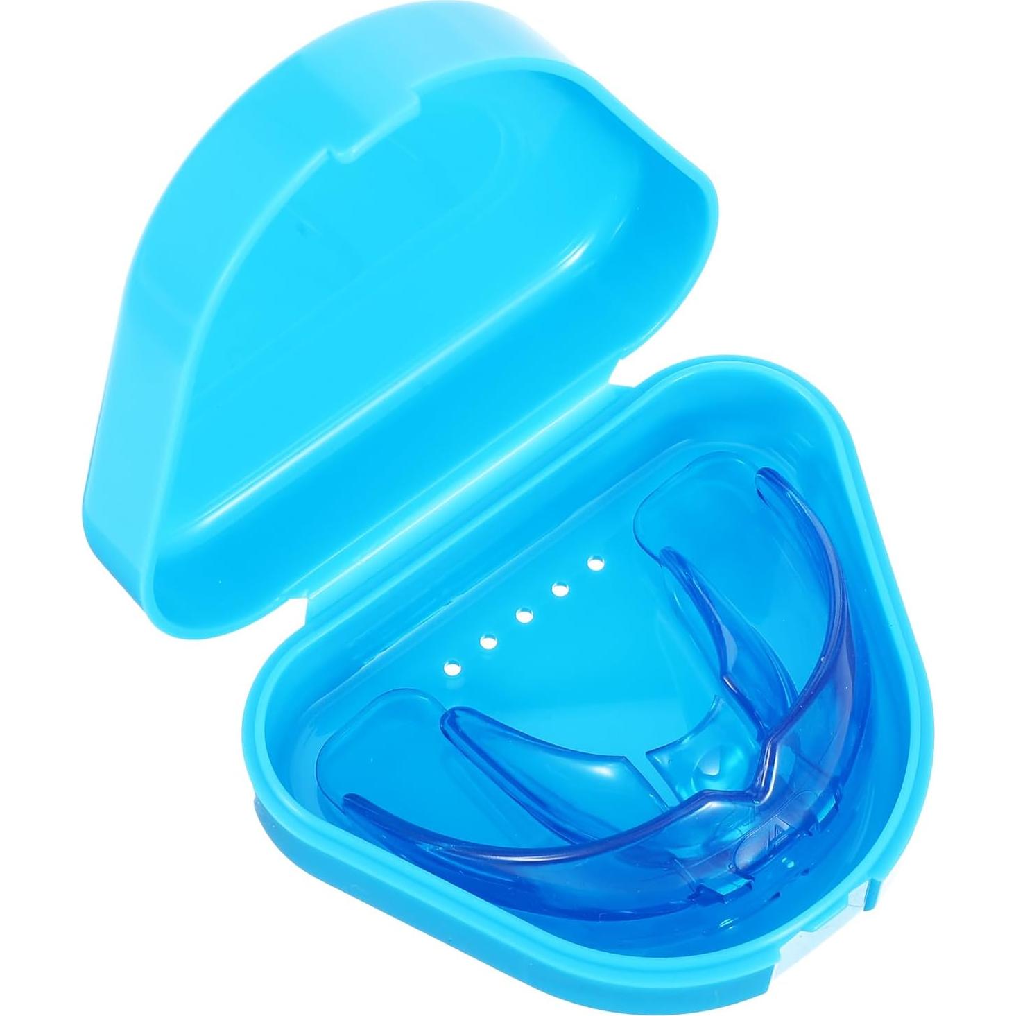 Protector Bucal Deportivo COMNICO Juvenil Transparente Azul