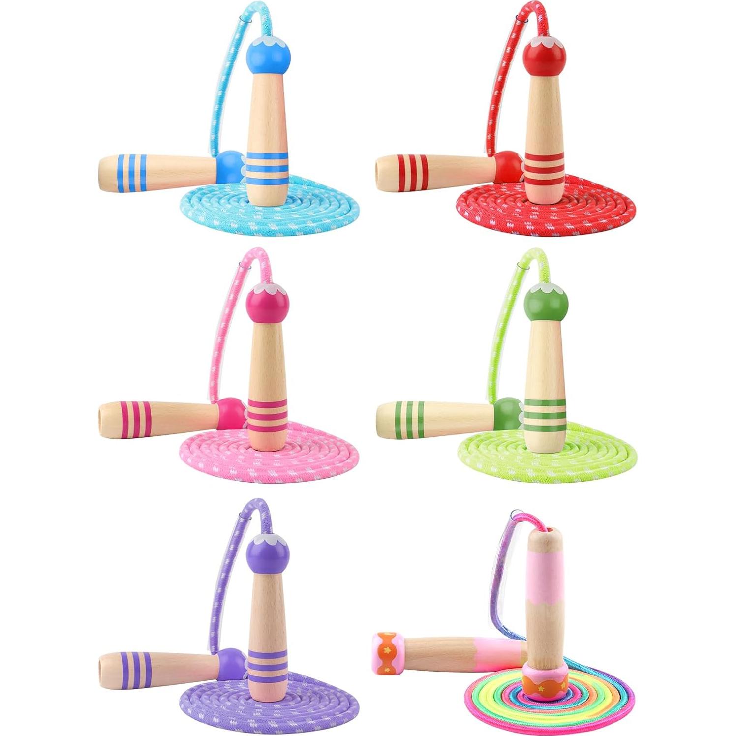 Cuerda de Saltar Ajustable Lorvain para Niños 2.54m Azul