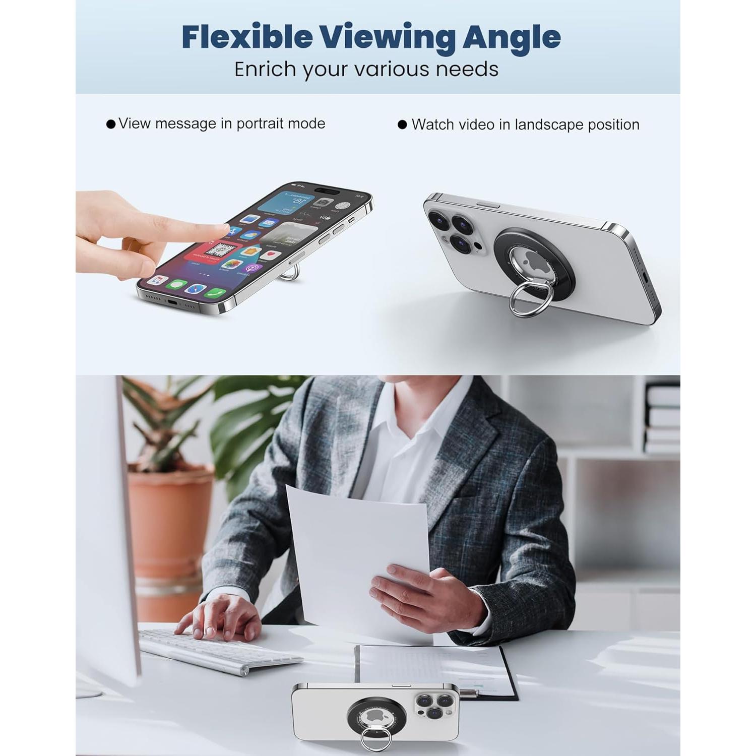 Soporte Magnético para Teléfono SODI BM-350, Rotación 360°