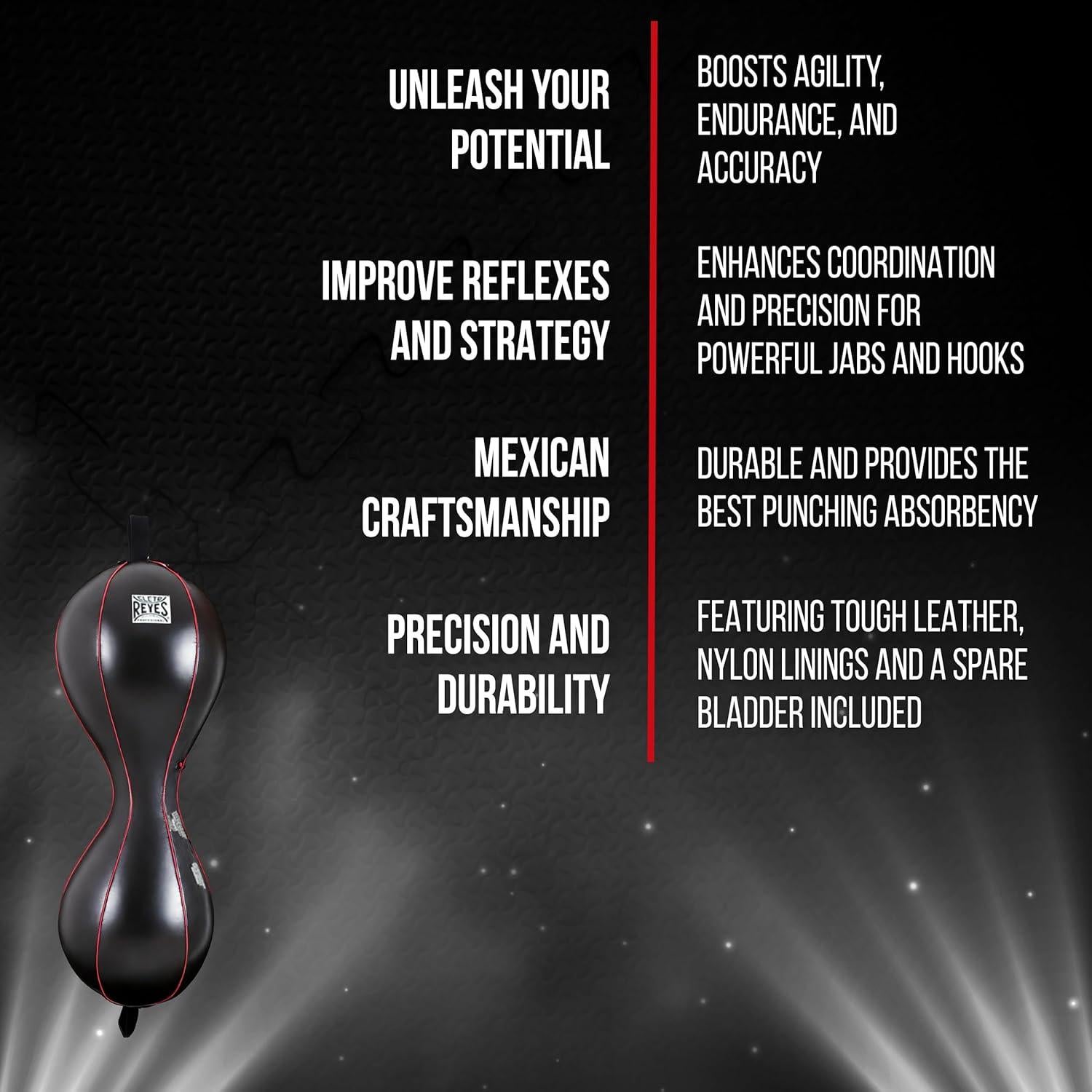Bolsa de Boxeo Doble-Doble CLETO REYES para MMA y Kickboxing