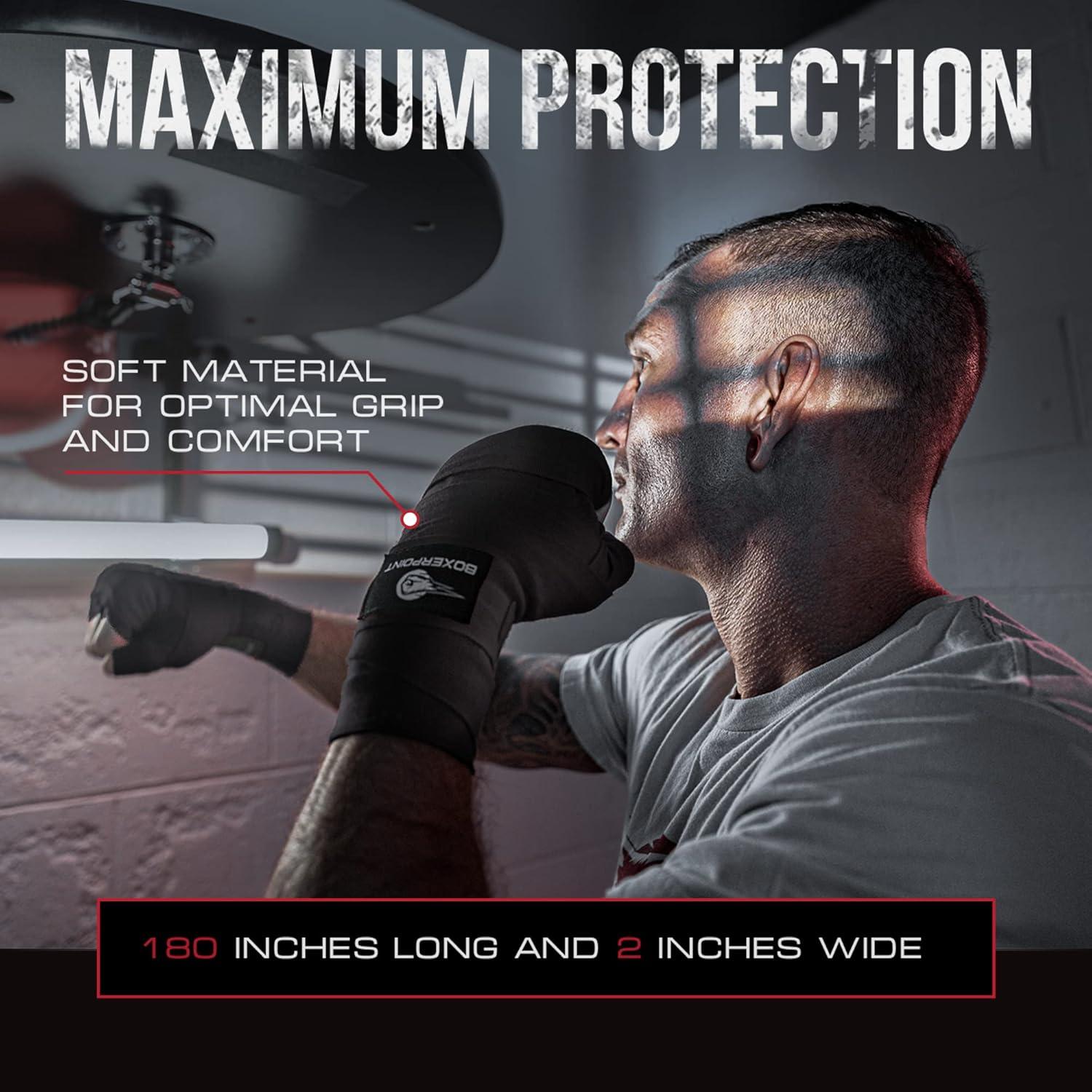 Envolturas de Boxeo Ringside 180cm Boxerpoint - Unisex