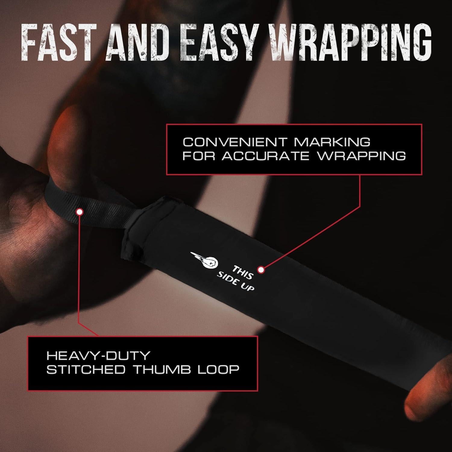 Envolturas de Boxeo Ringside 180cm Boxerpoint - Unisex