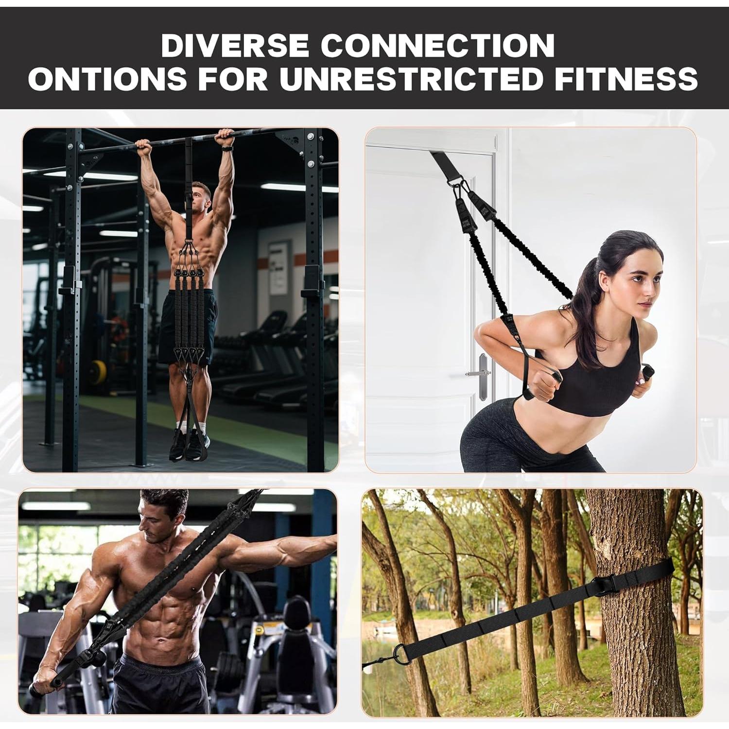 Bandas de Asistencia para Dominadas KOTTVR - Alta Resistencia 4x75lbs