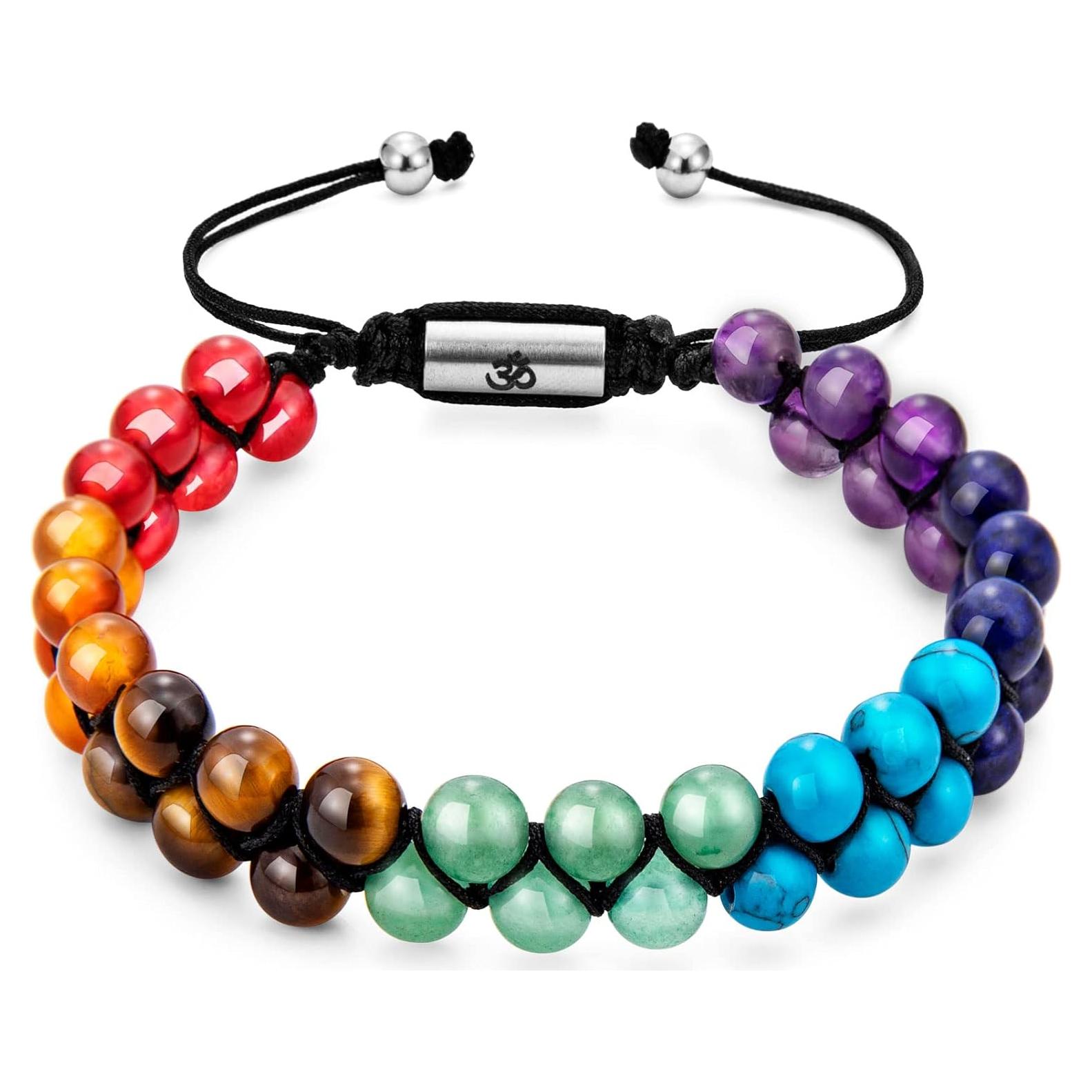 Pulsera de Chakra Bead Murtoo Unisex de Cuentas Naturales