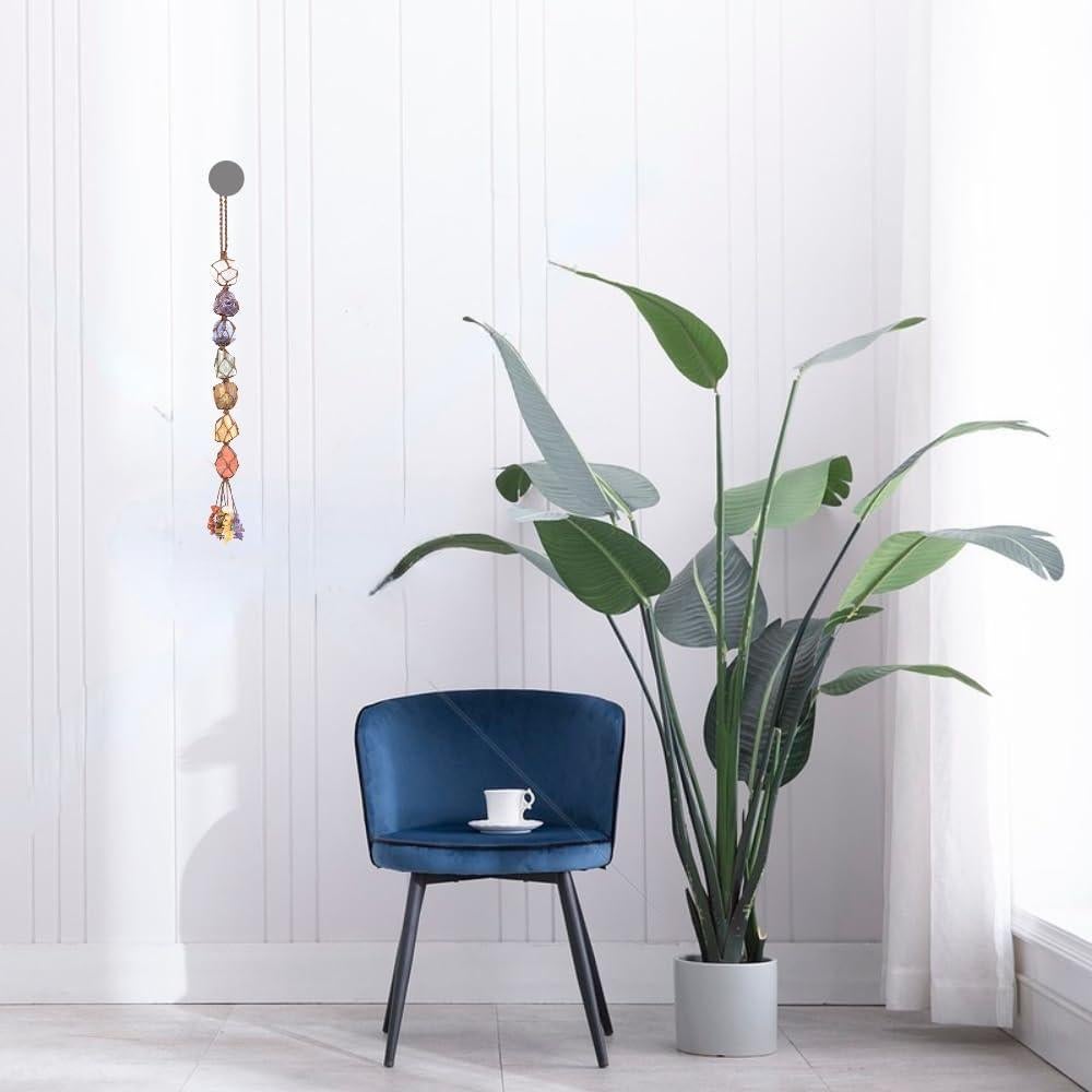 Adorno Colgante de Cristales Feng Shui Nicestone 7 Chakras 26-28cm