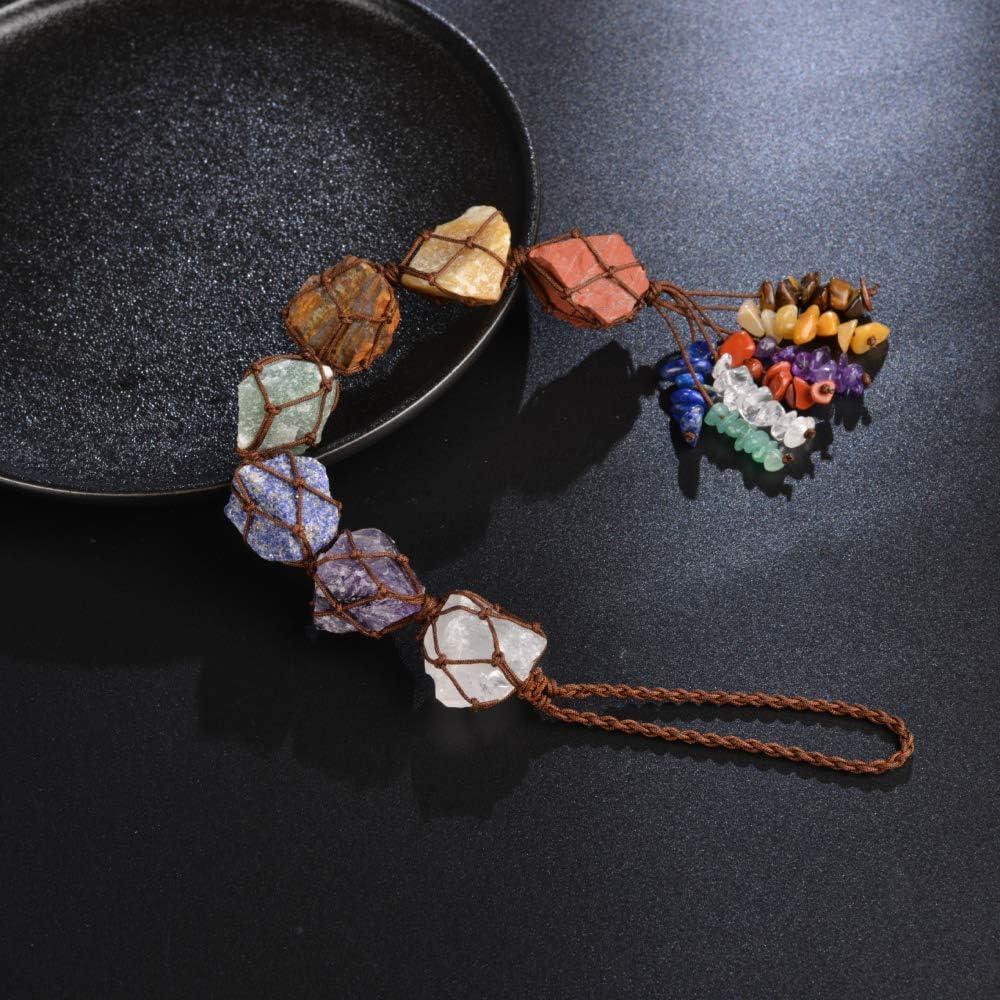 Adorno Colgante de Cristales Feng Shui Nicestone 7 Chakras 26-28cm