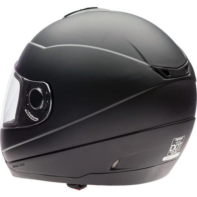 Casco de Motocicleta MMG MGAH26 Negro Mate Extra Grande