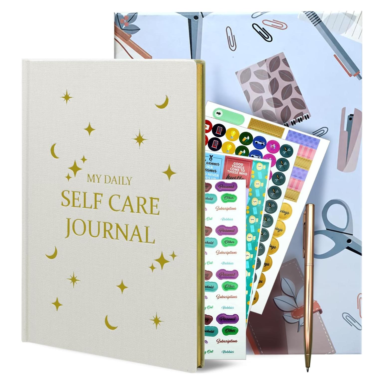 Diario de Gratitud Carta Lusso Beige - 80 Hojas de Reflexión