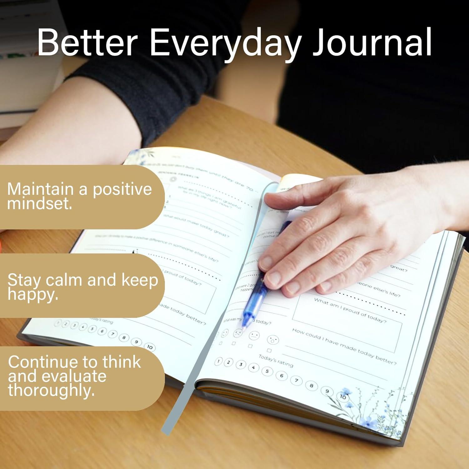 Diario de Gratitud Carta Lusso Gris - Cuidado Personal y Mindfulness