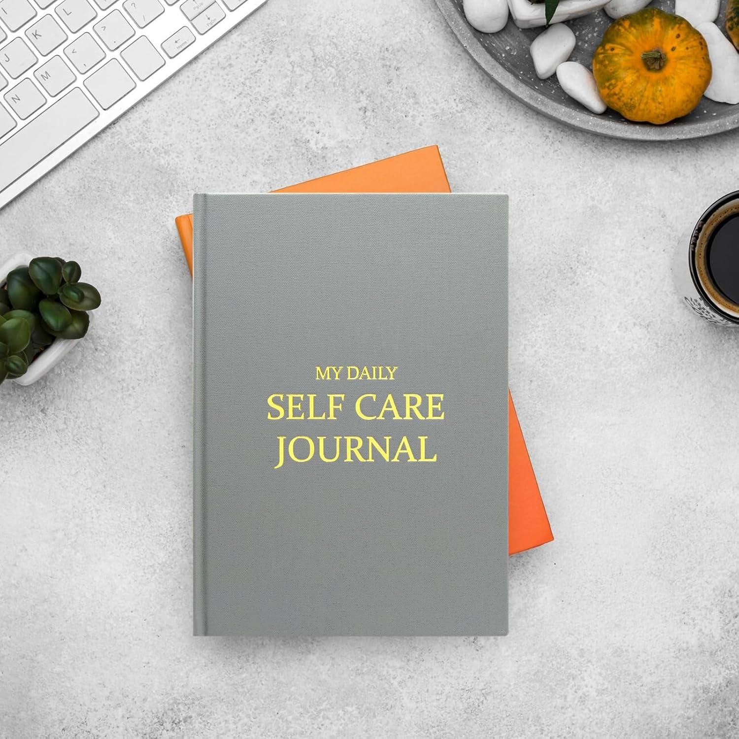 Diario de Gratitud Carta Lusso Gris - Cuidado Personal y Mindfulness