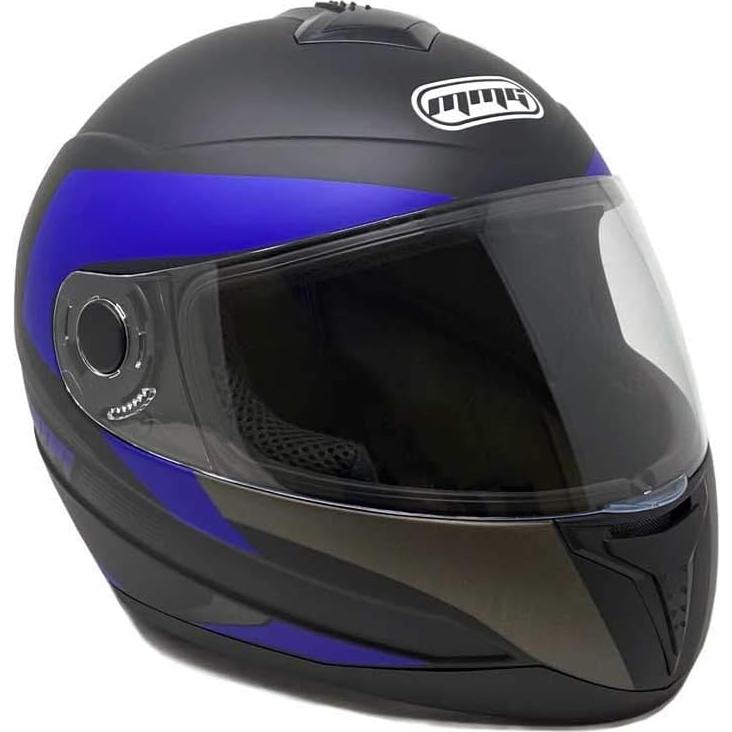 Casco Integral MMG MGAH26 DOT con 2 Viseras Extra Grande