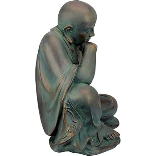 Estatua de Jardín Buda Pensativo Design Toscano 55.88 cm Resina