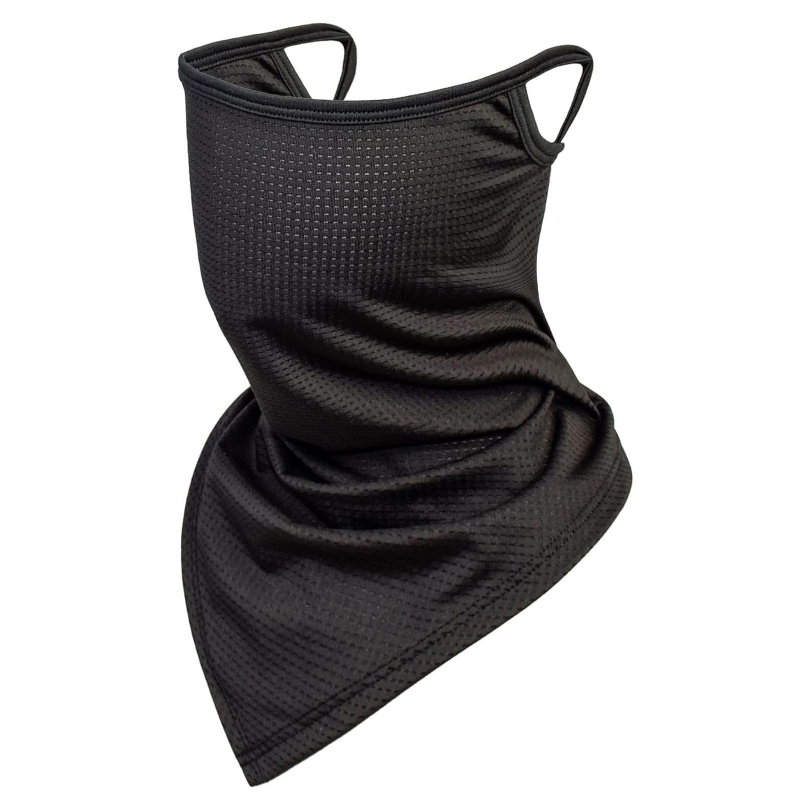Gaiter de Cuello TClian Negro con Protección UV para Hombres