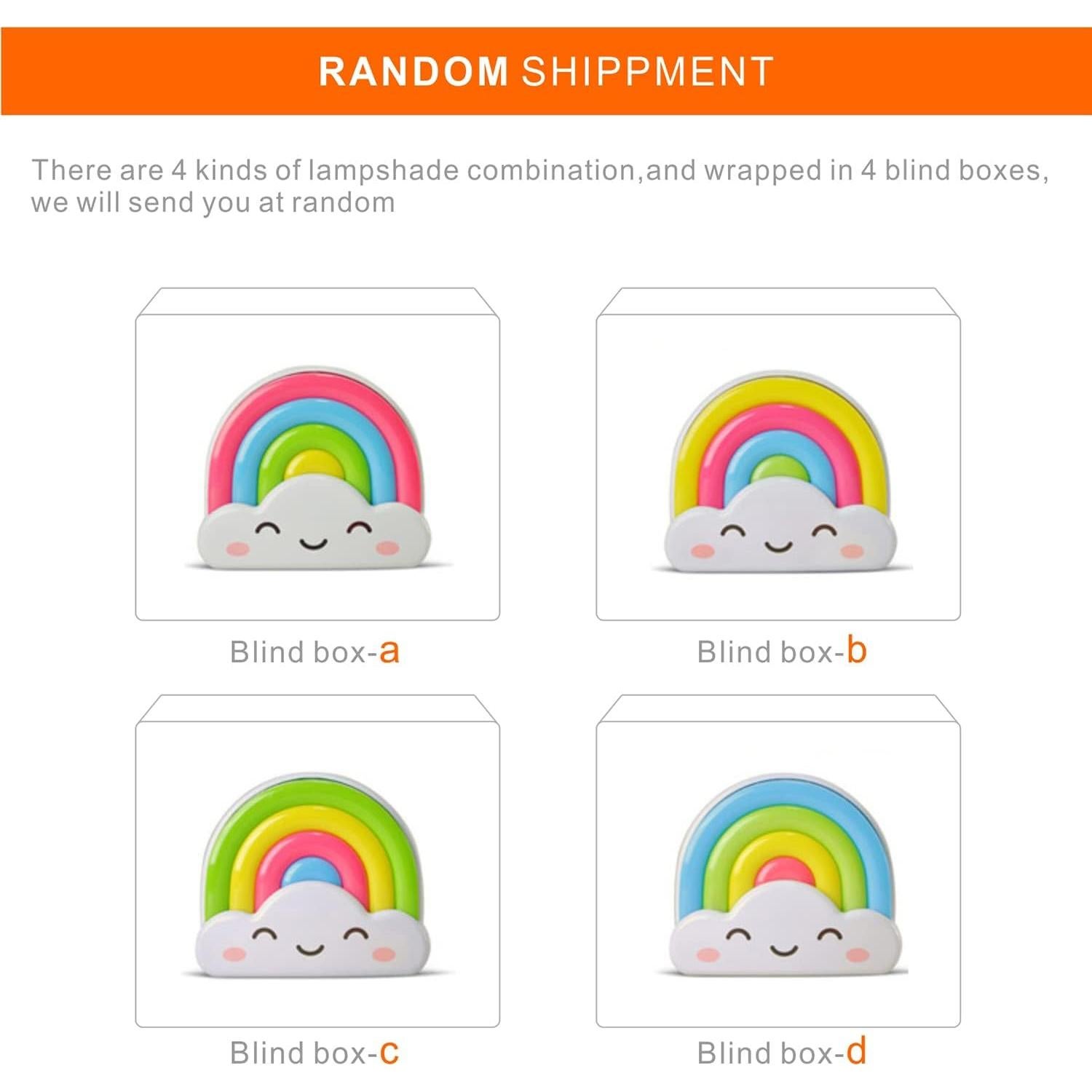 Luz Nocturna Arcoíris Amezín LED 0.5W con Sensor Automático