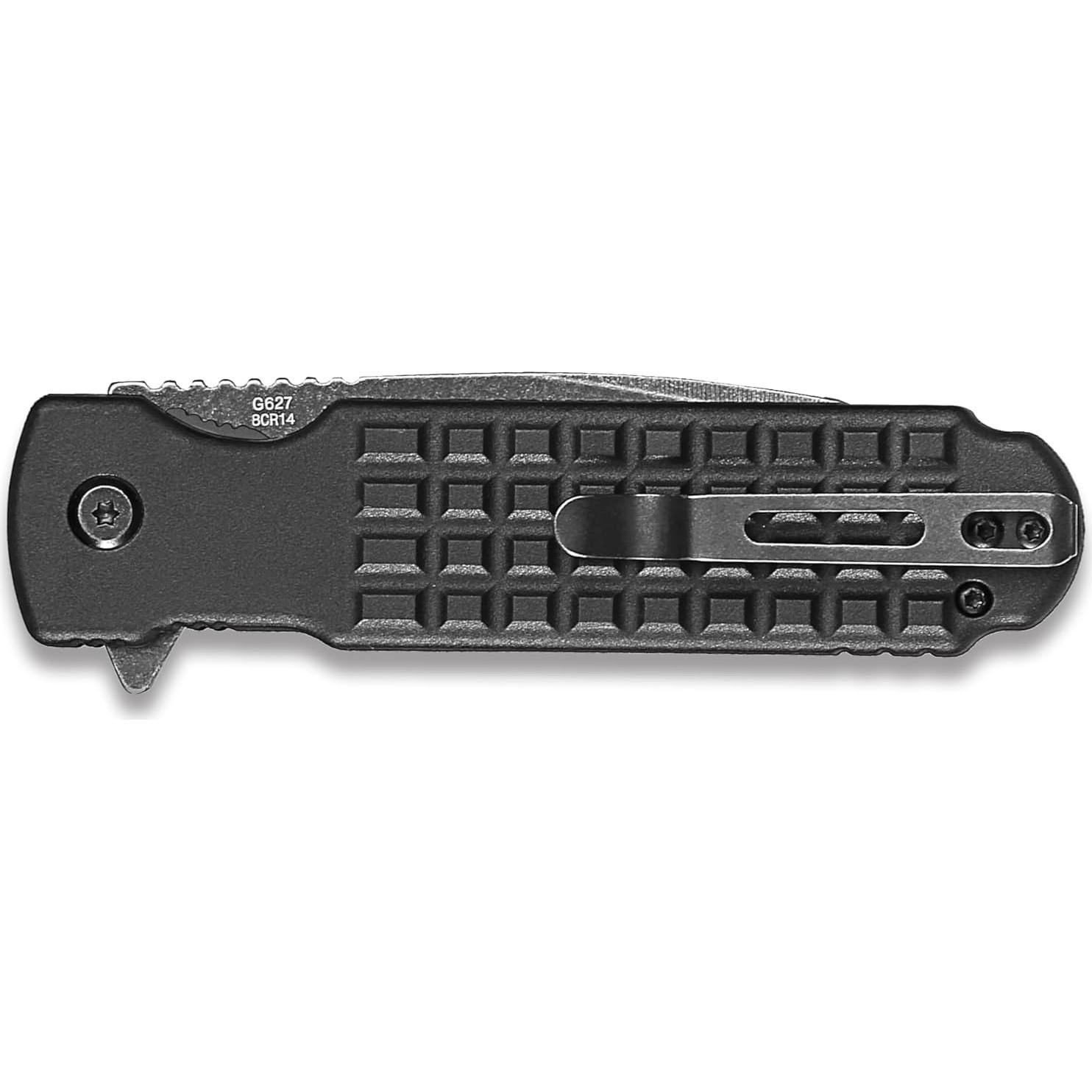 Cuchillo Plegable Ganzo G627-BK EDC 20.13cm Acero 8CR14 Negro