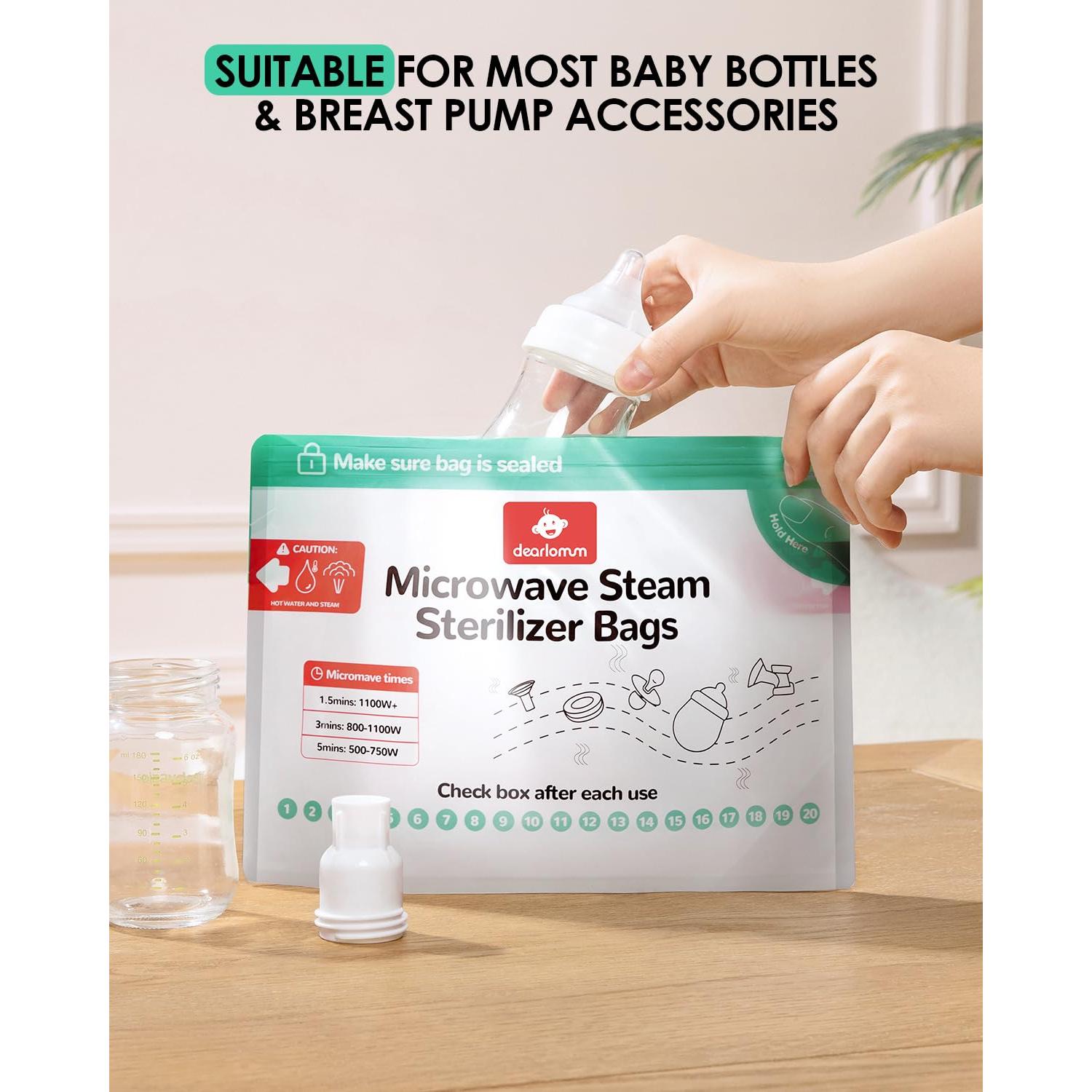 Bolsa de Esterilización a Vapor Dear Lomum - 8 Unidades Reutilizables