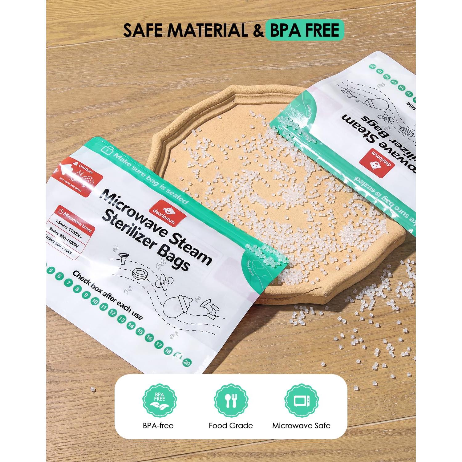 Bolsa de Esterilización a Vapor Dear Lomum - 8 Unidades Reutilizables