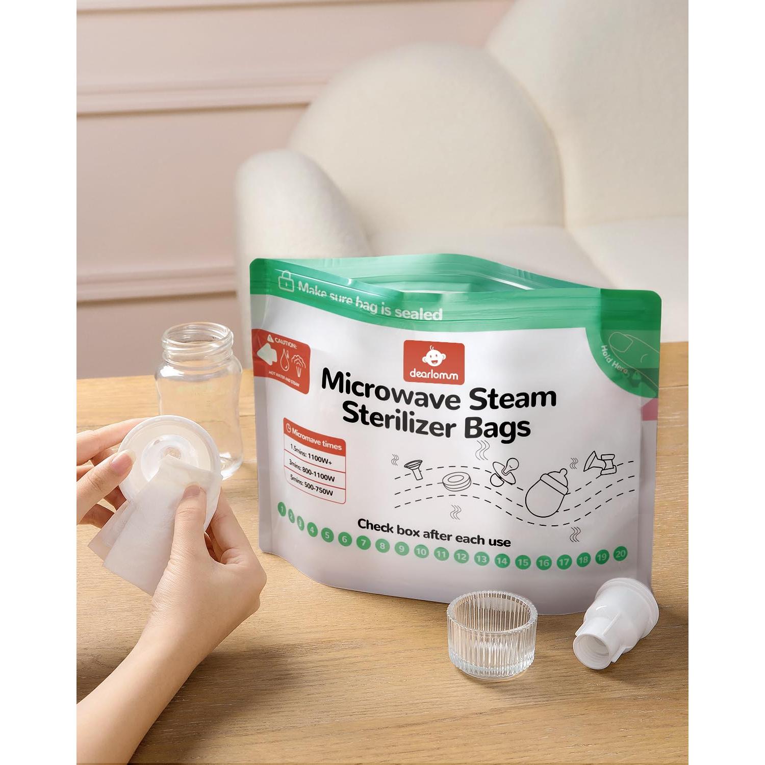 Bolsa de Esterilización a Vapor Dear Lomum - 8 Unidades Reutilizables