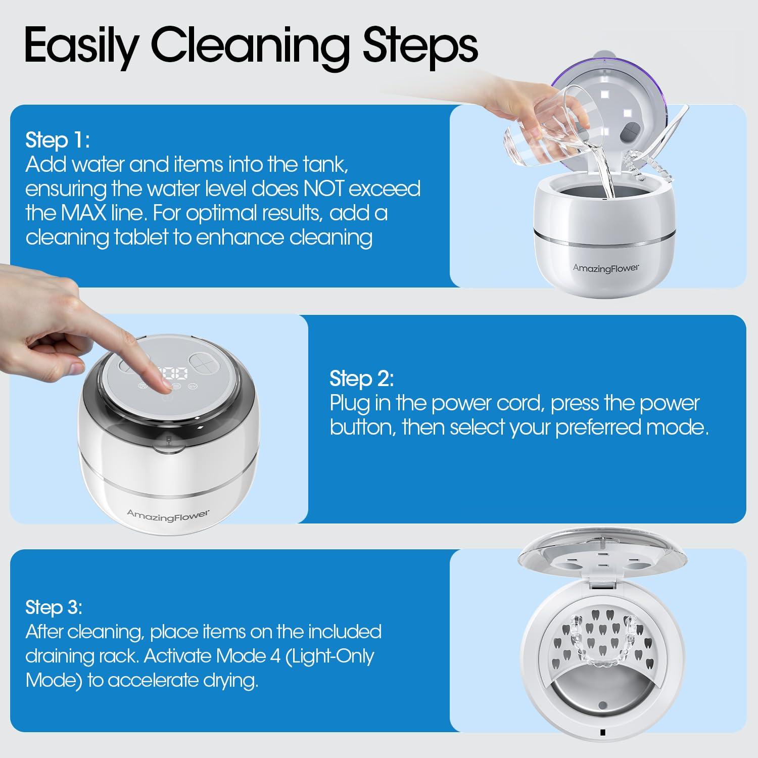 Limpiador Ultrasónico de Retenedores Amazing Flower 200ml