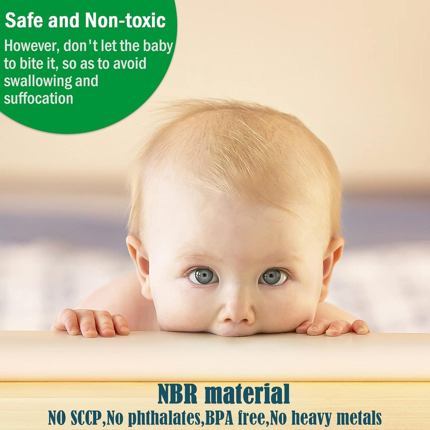 Protectores de Bordes para Bebés Fozobaiy 2.4m Espuma Beige