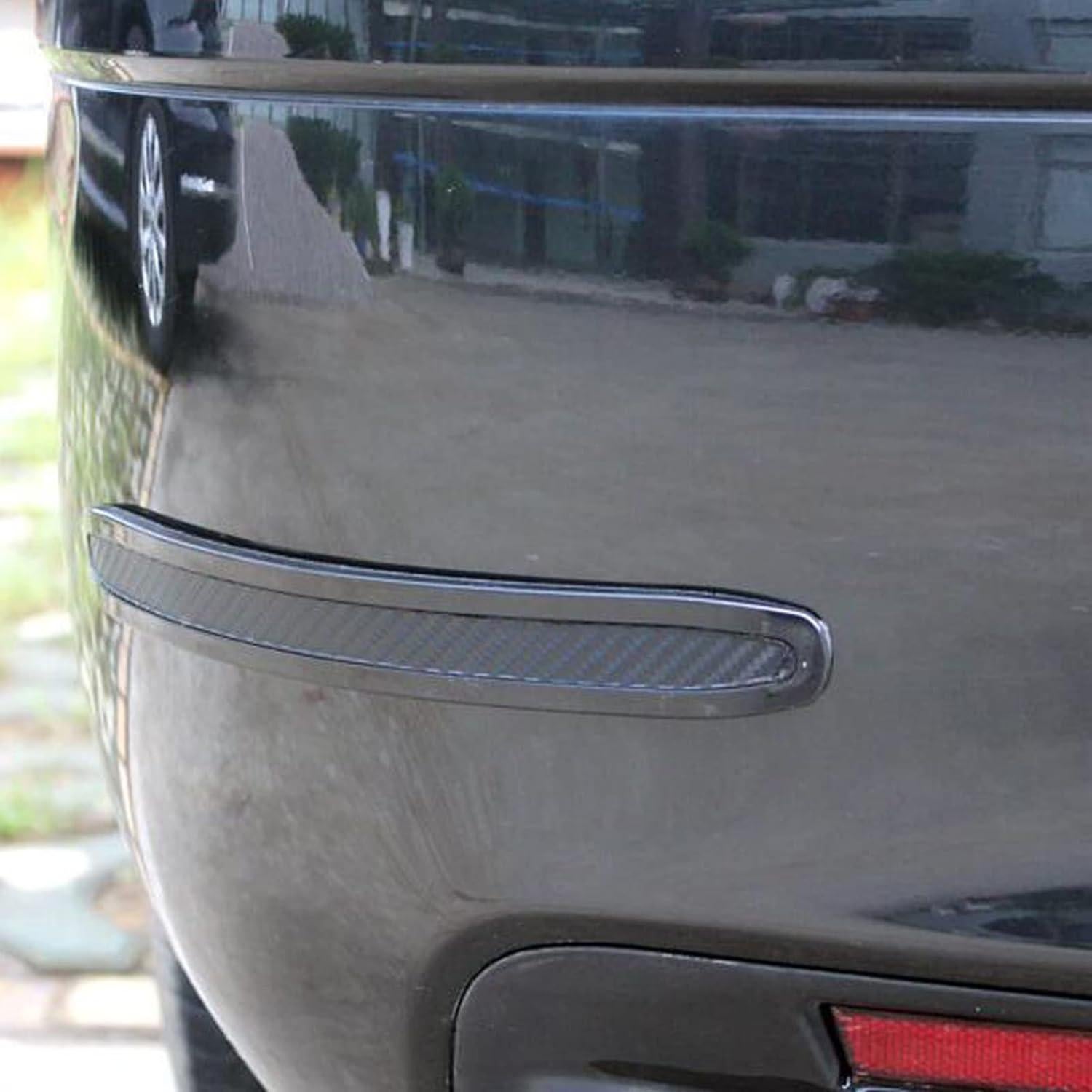 Protector de Parachoques Universal Runmade 4 Piezas Goma Negra