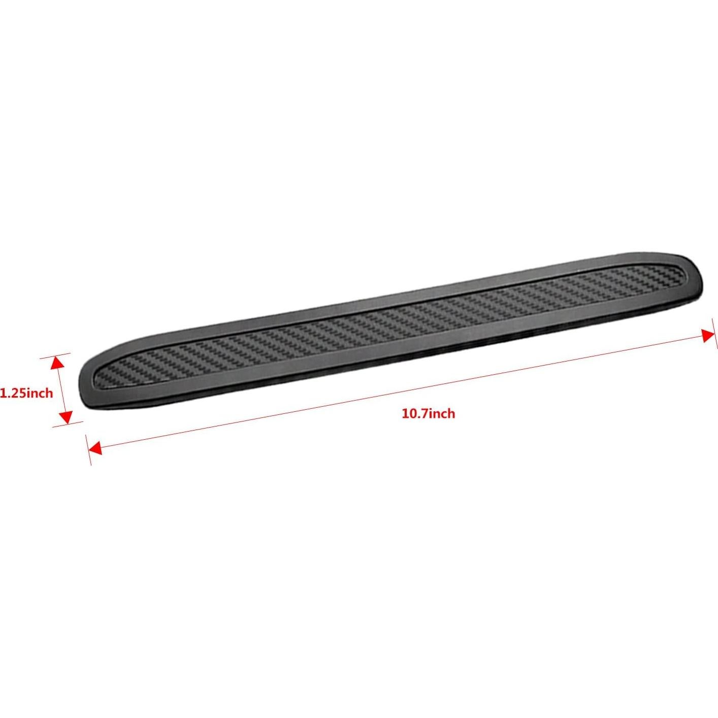 Protector de Parachoques Universal Runmade 4 Piezas Goma Negra