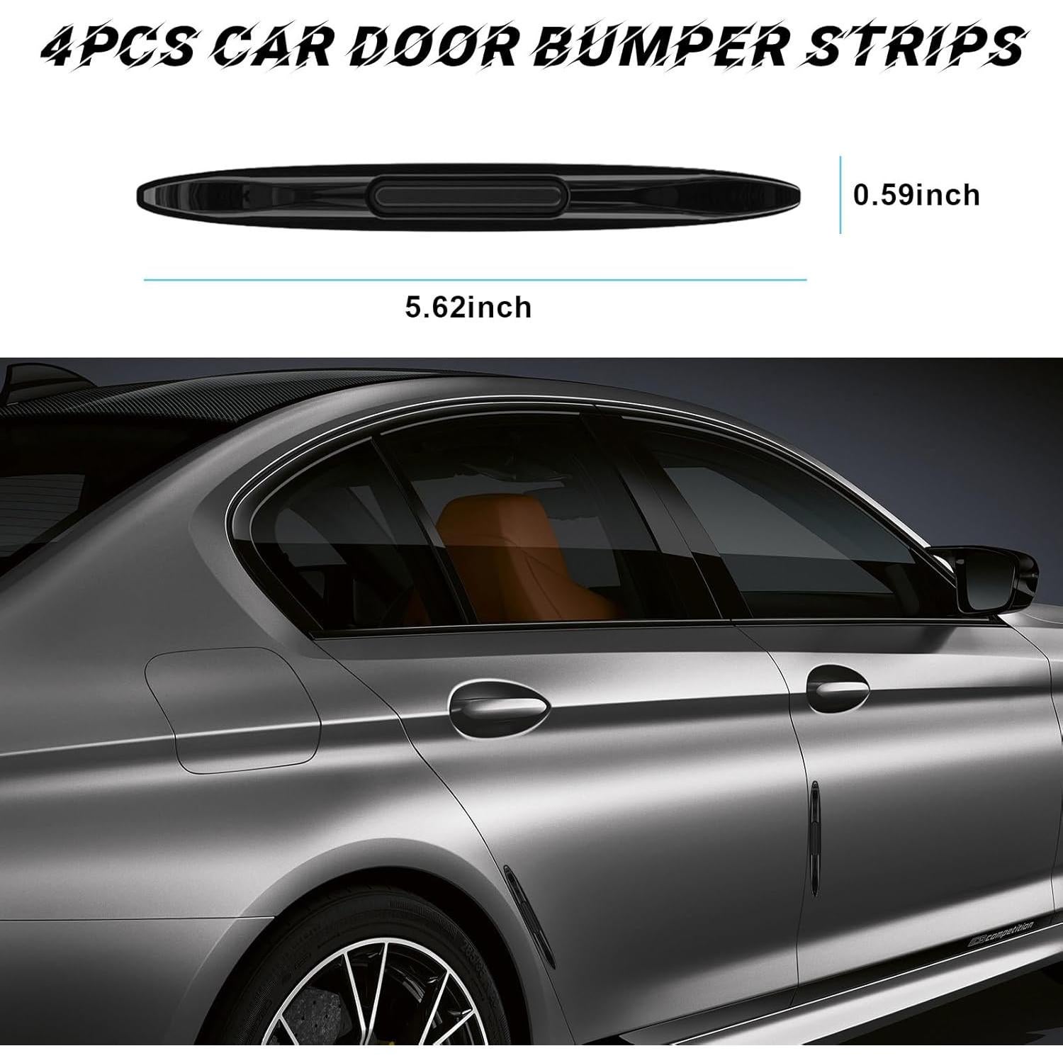 4 Protectores de Bisel de Puerta de Auto Suvnie - Anticolisión