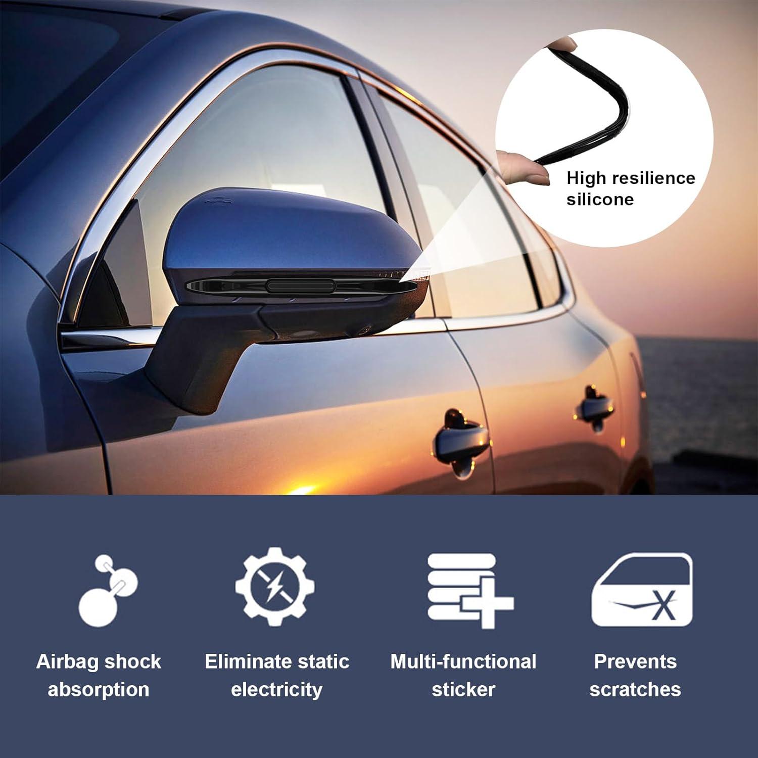 4 Protectores de Bisel de Puerta de Auto Suvnie - Anticolisión