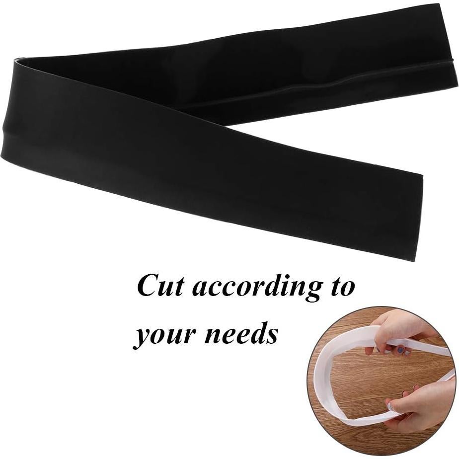 Cubierta de Espacio Cocina Silicona CozyKit 53.3cm Negro (2 Piezas)