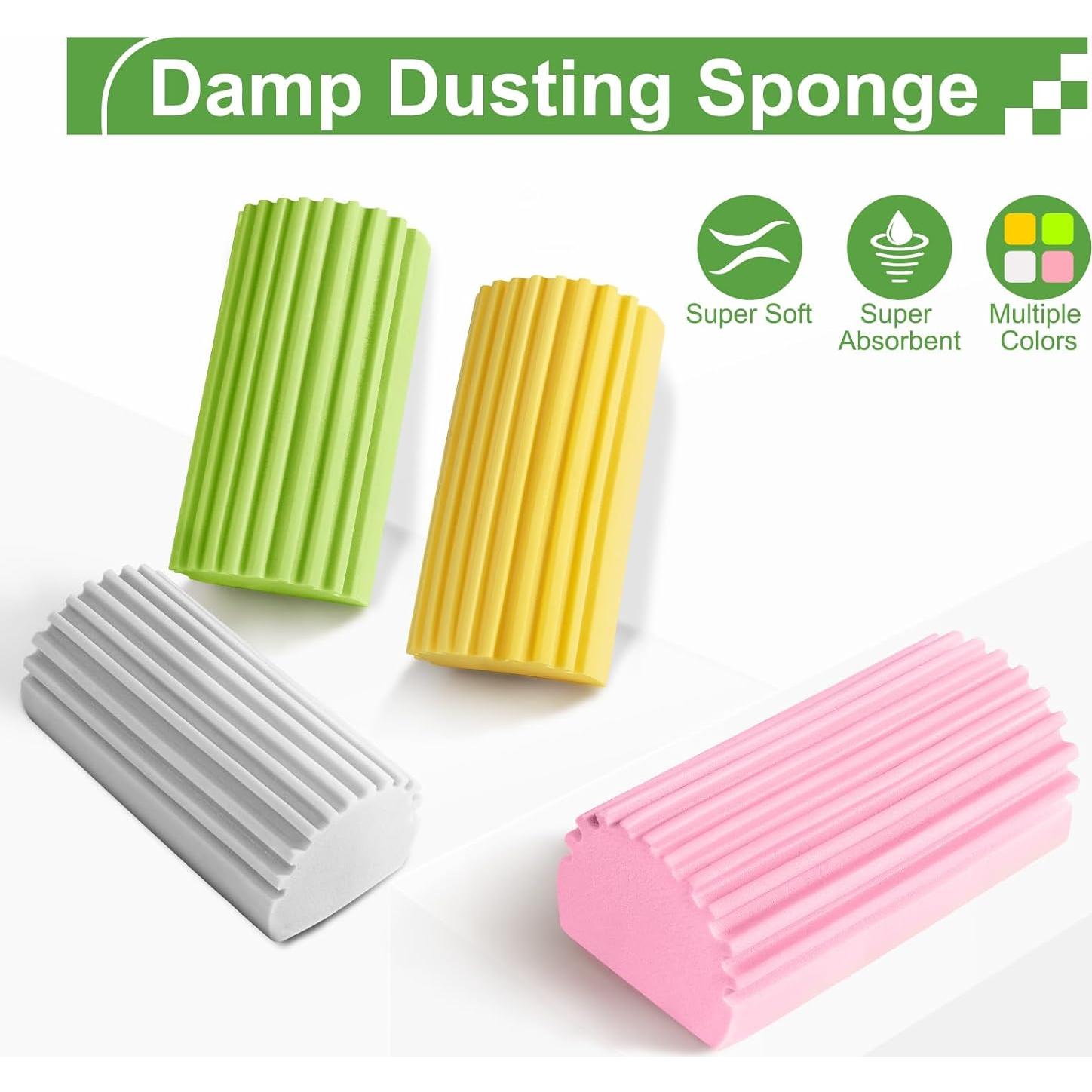 Esponja Duster Húmeda Jeymei 2 Piezas Gris Reutilizable